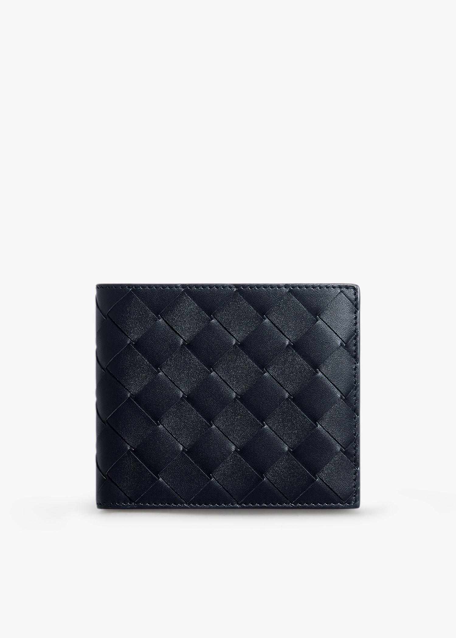 

Intrecciato bi-fold wallet, Navy