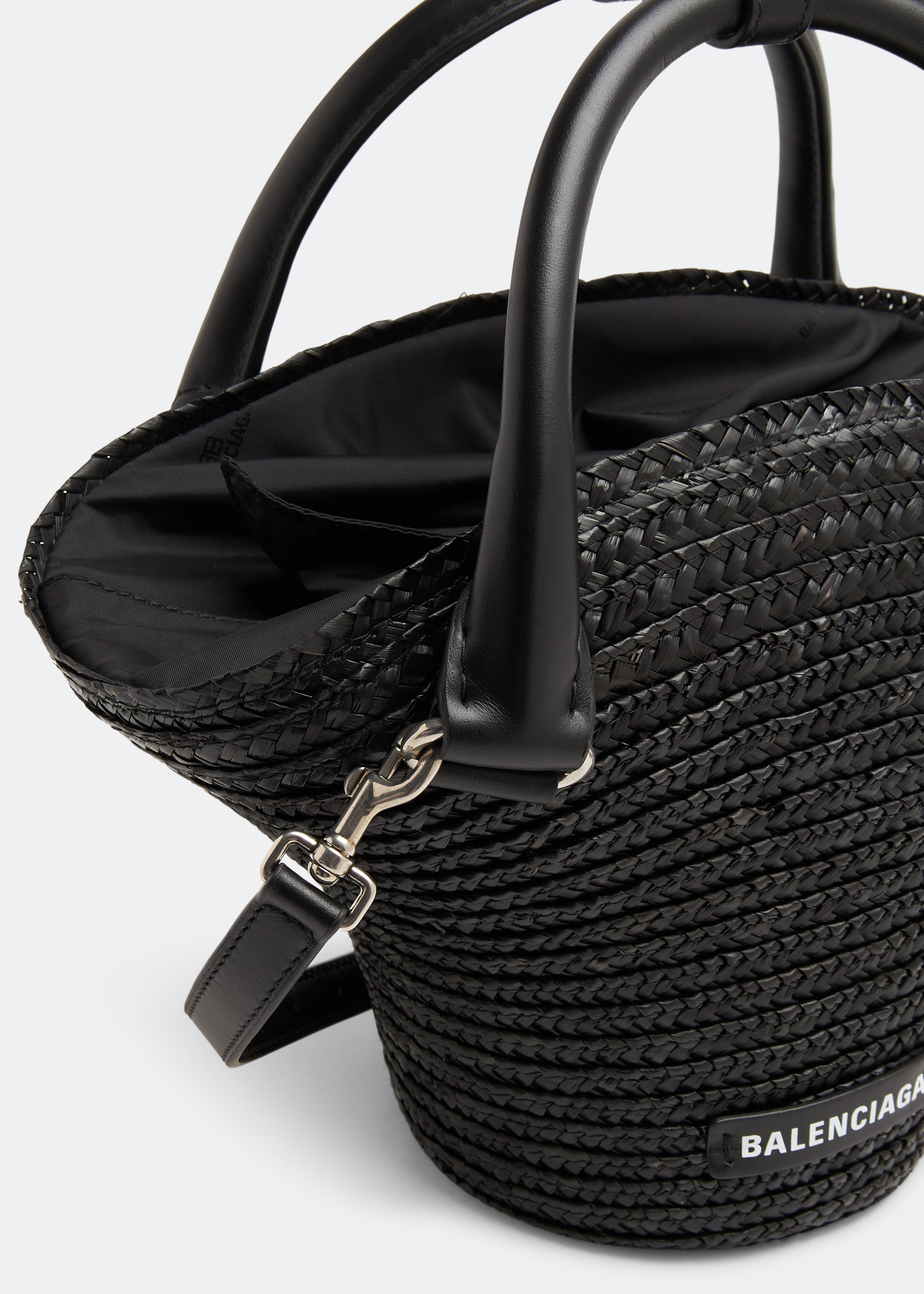

Beach mini tote bag, Black