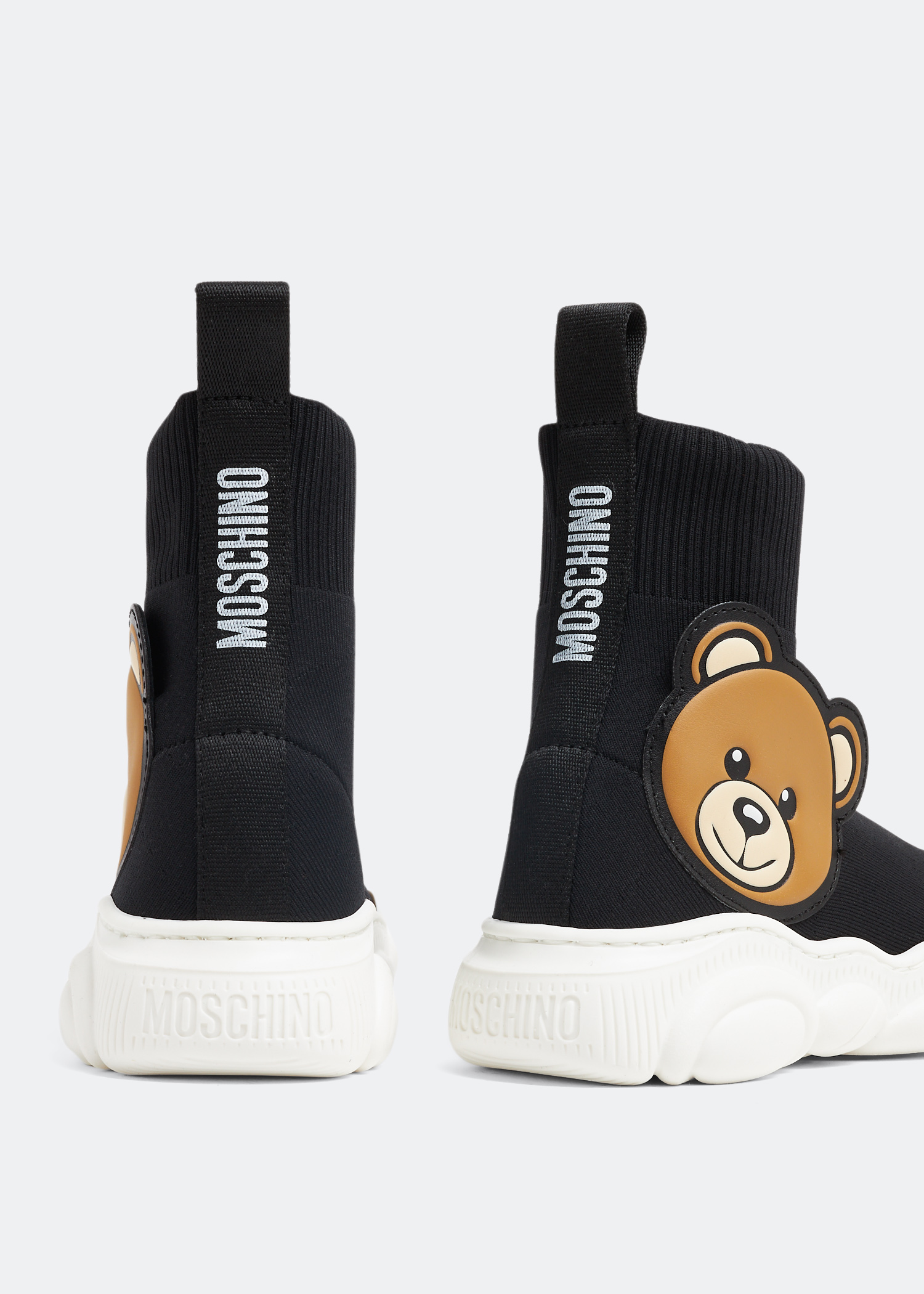 

Teddy sock sneakers, Black