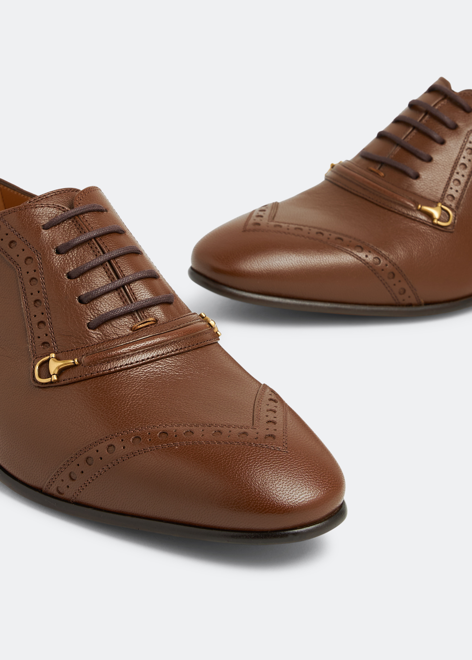 

Oxford lace-up shoes, Brown