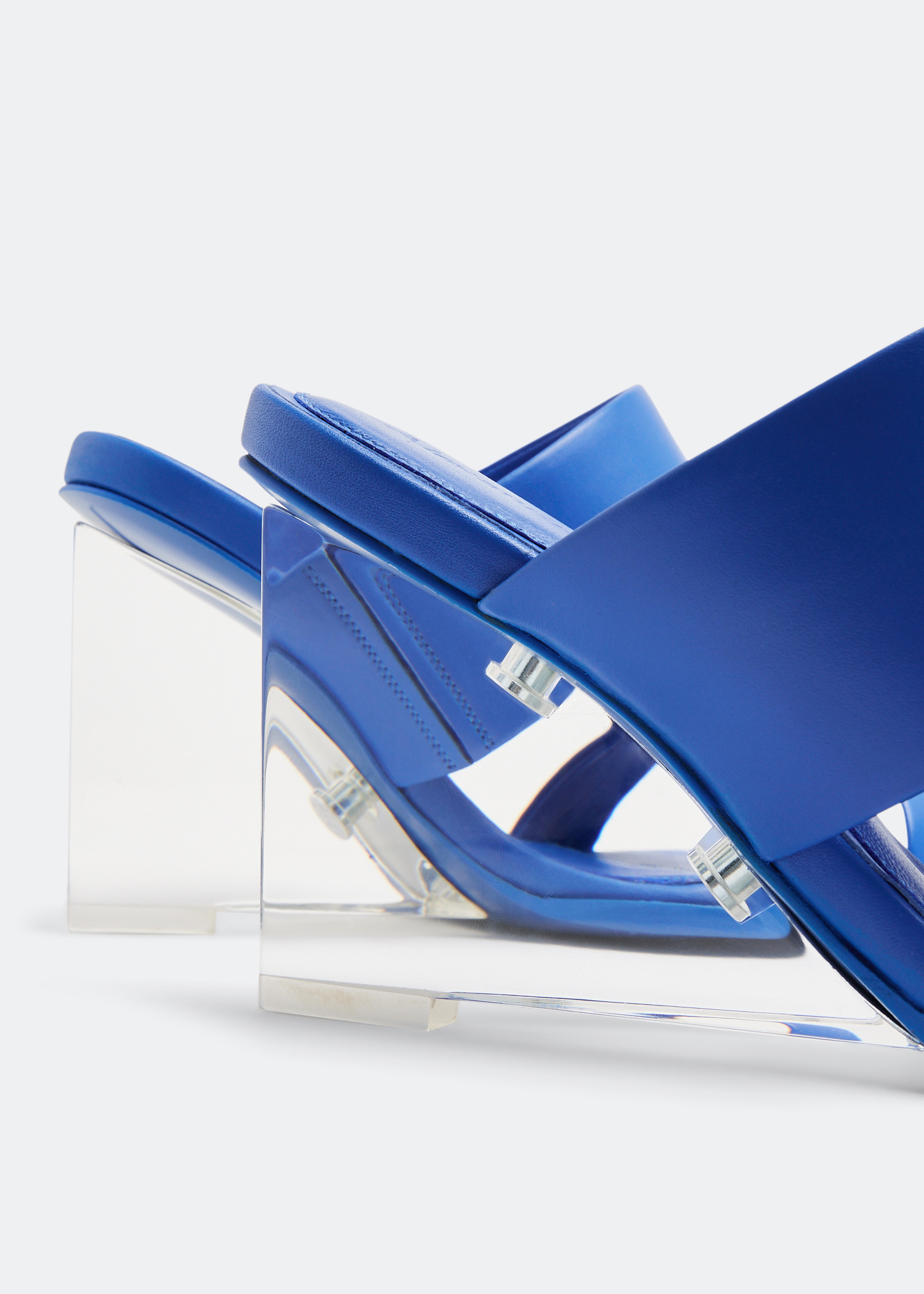 

Shard wedge sandals, Blue