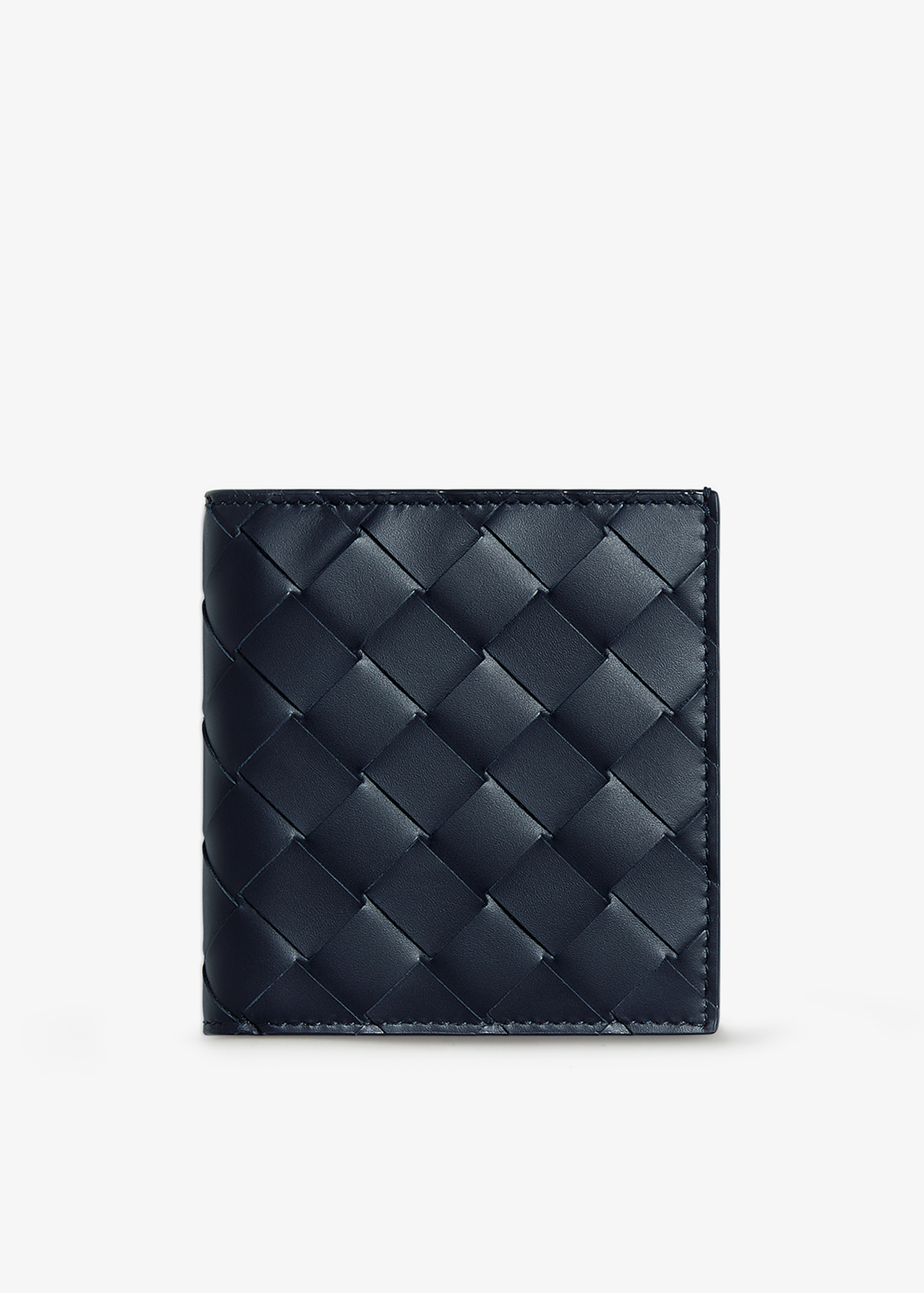 

Intrecciato bi-fold wallet, Navy