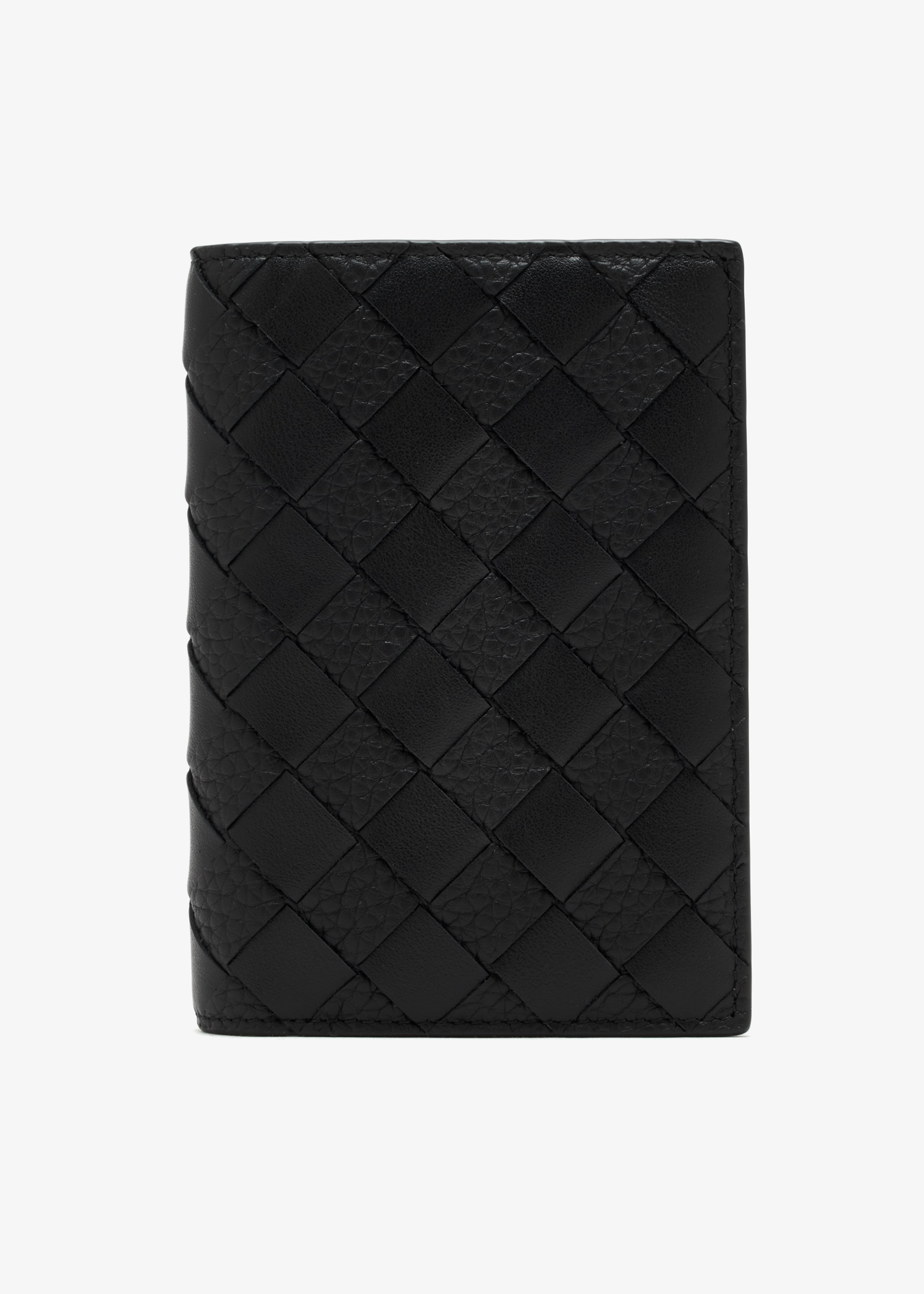 

Intrecciatop passport case, Black