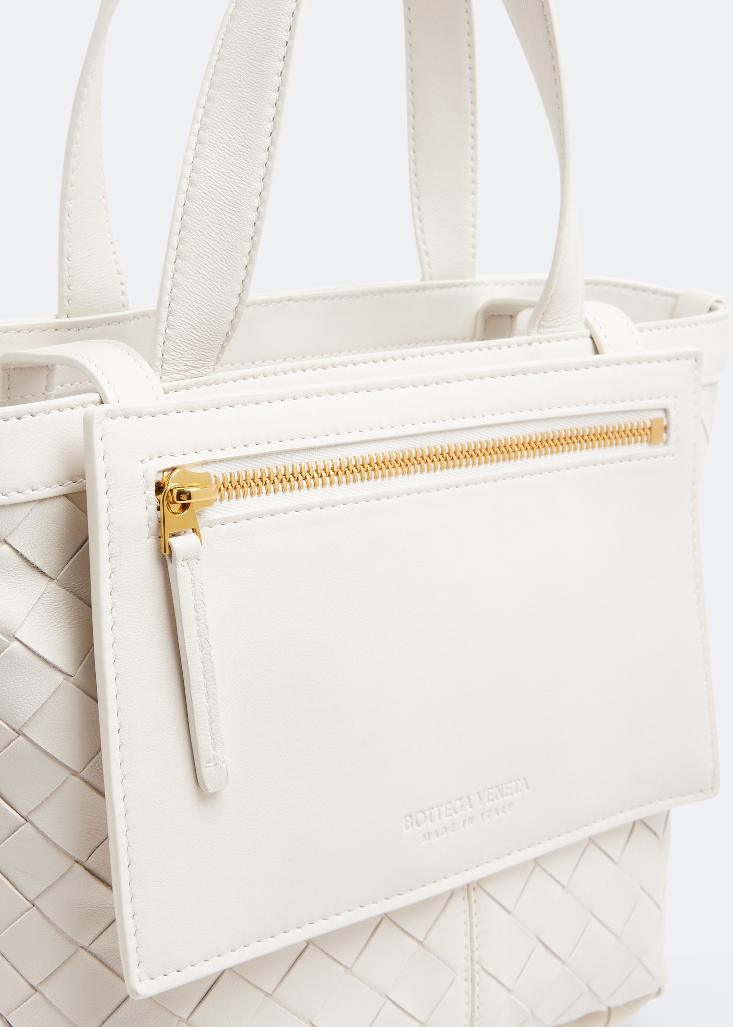 

Small Flip Flap tote bag, White