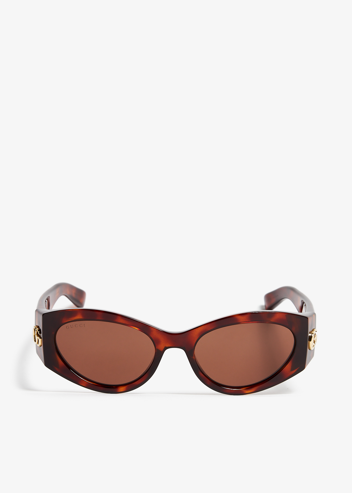

Cat-eye frame sunglasses, Brown