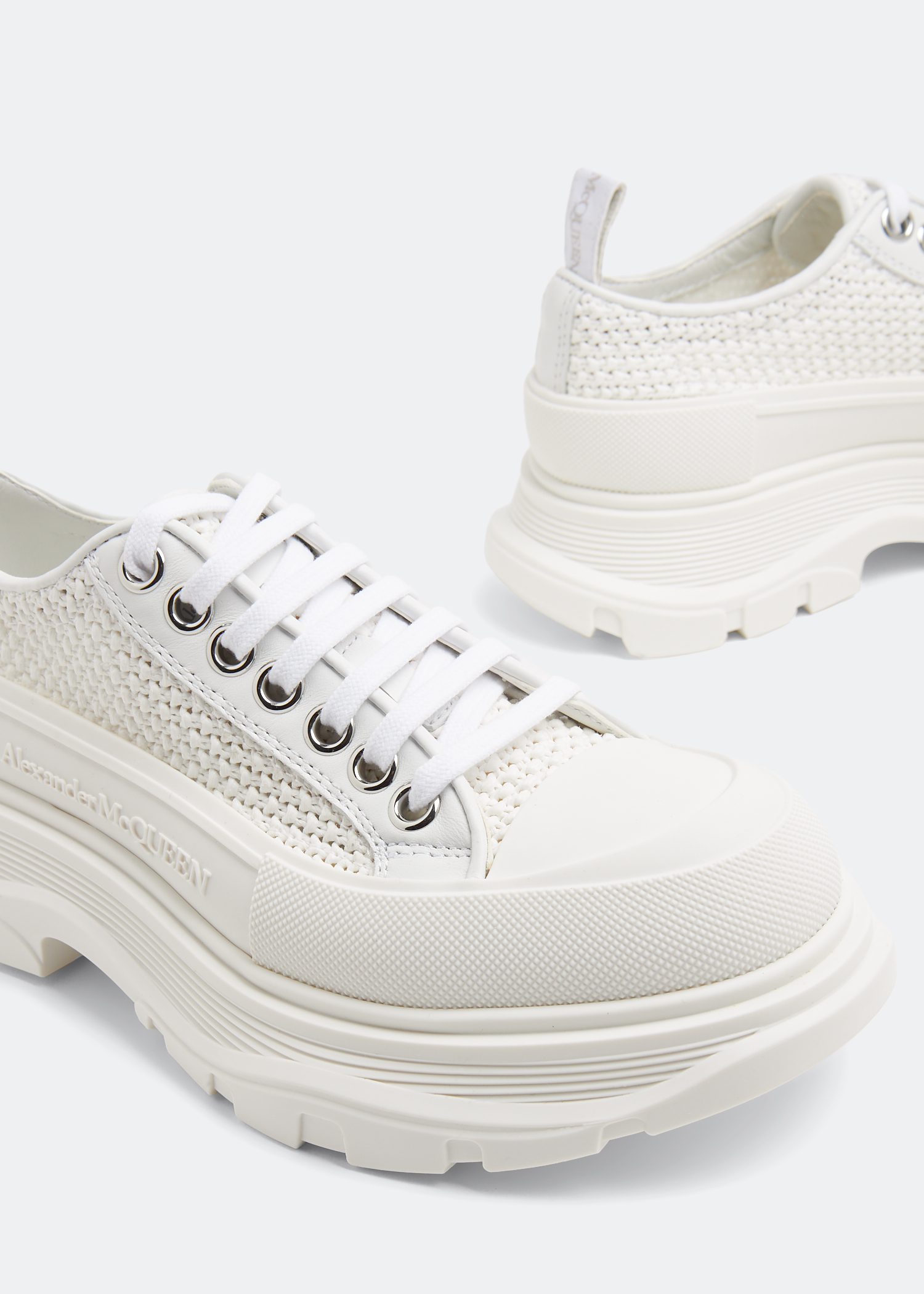 

Tread Slick lace-up sneakers, White