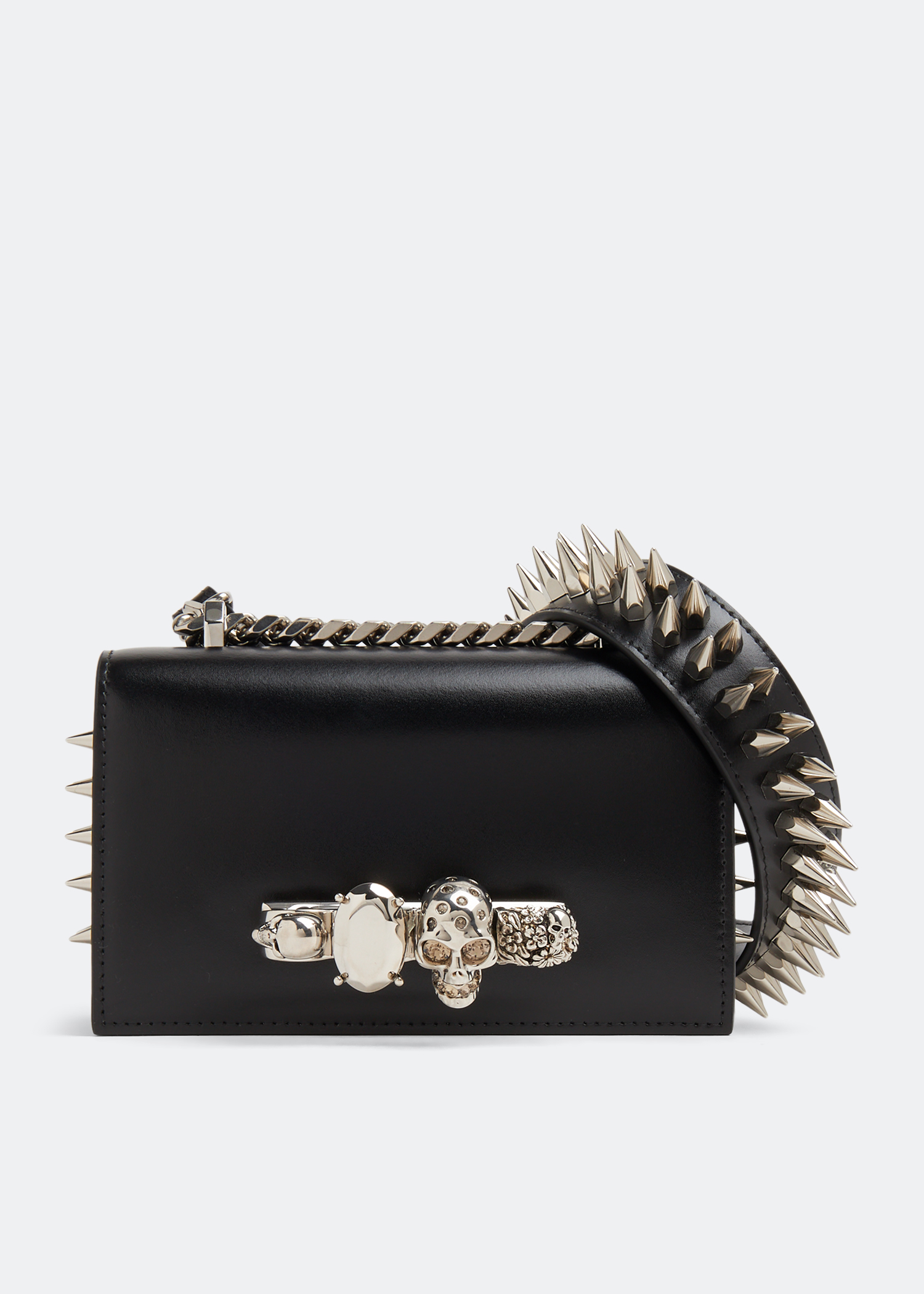 Alexander mcqueen small jewelled deals satchel