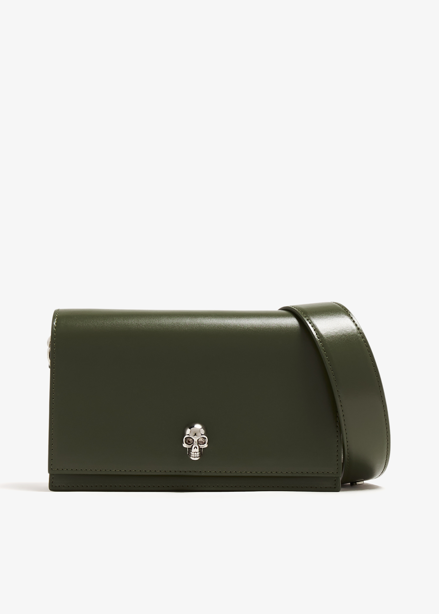 

Biker small skull bag, Green