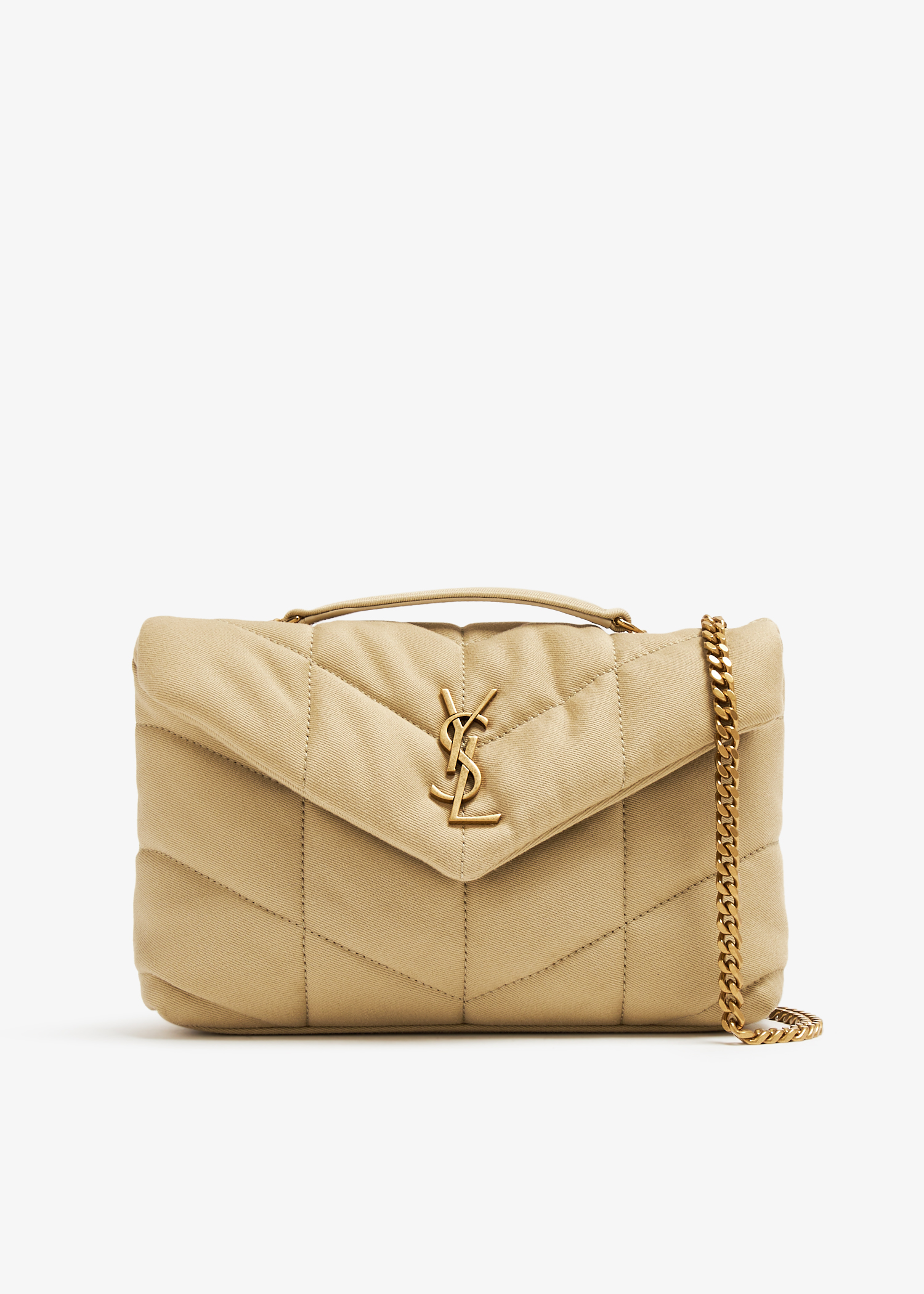 

Puffer Toy chain bag, Beige