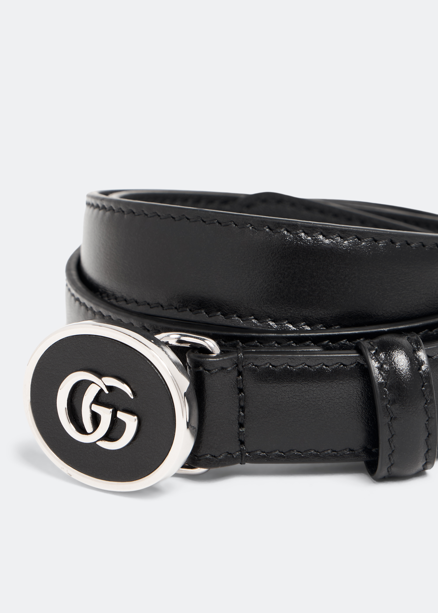 

Petite GG thin belt, Black