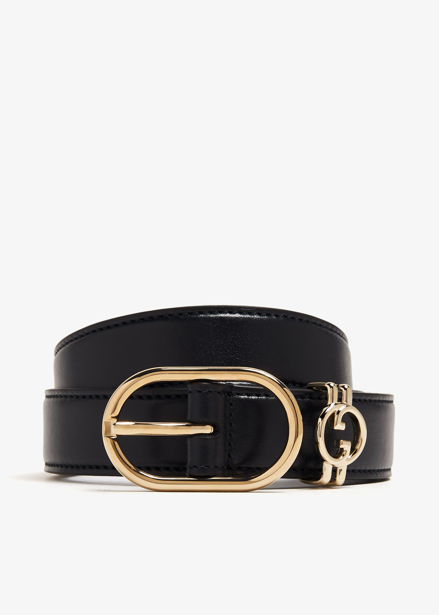

Round Interlocking G belt, Blue