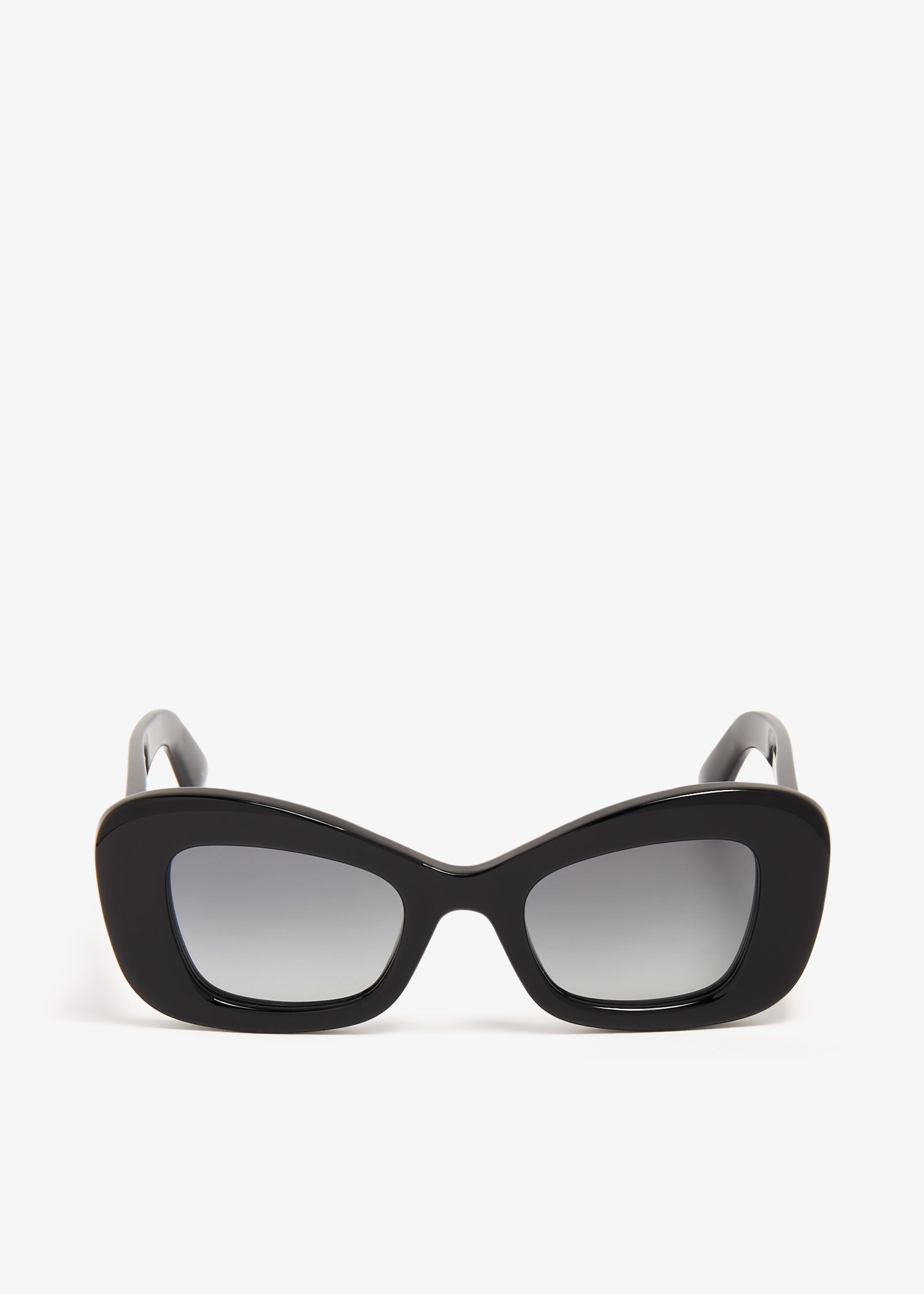 

Bold cat-eye sunglasses, Black