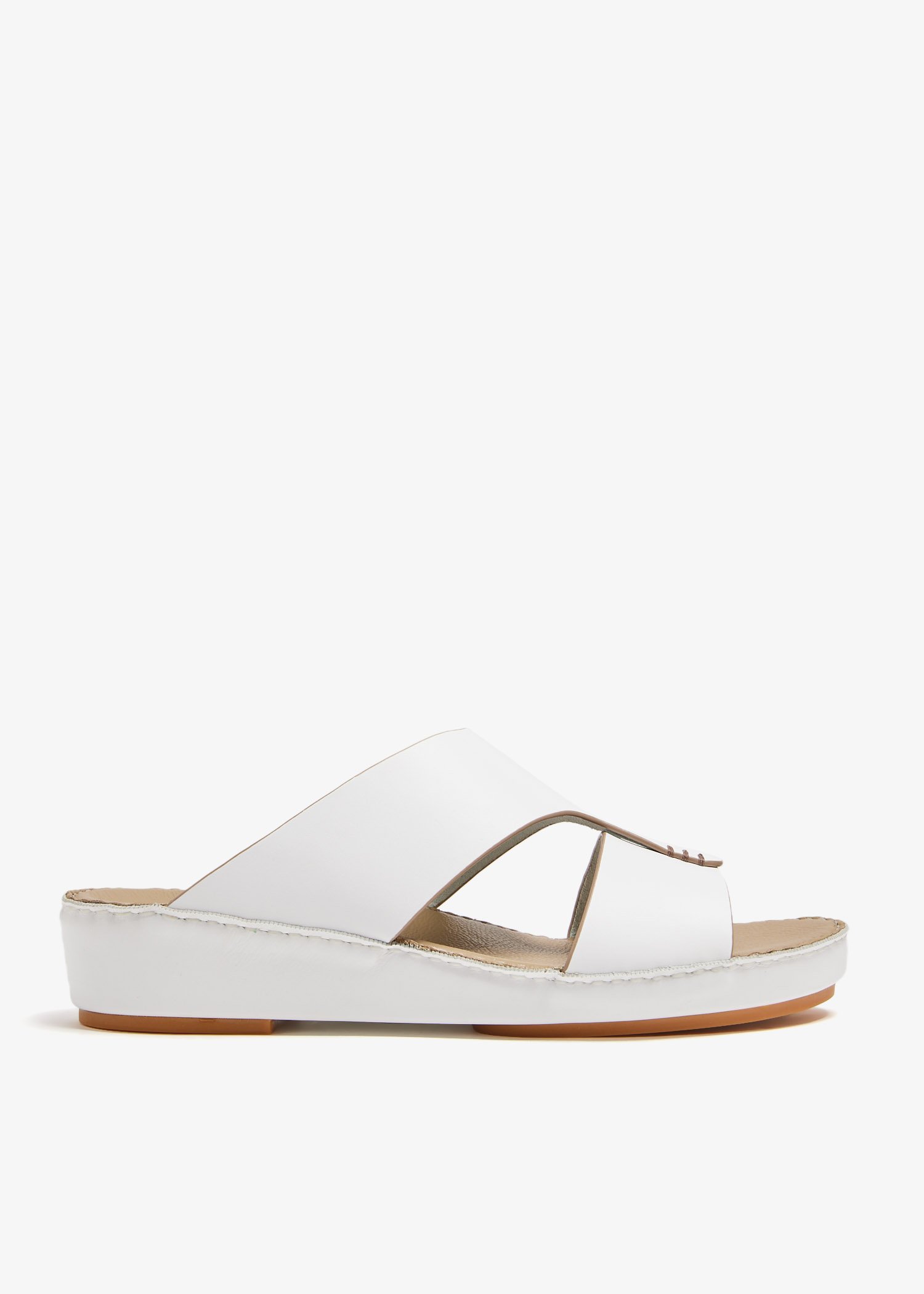 

Lines sandals, White