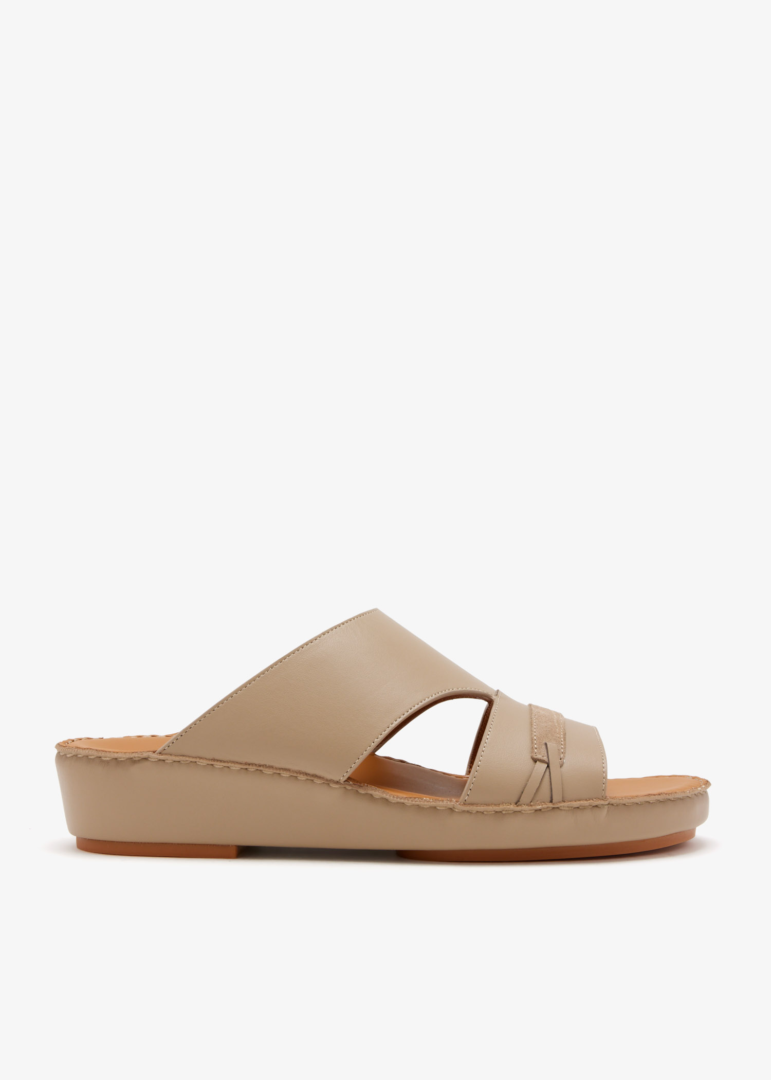 

Leather sandals, Beige