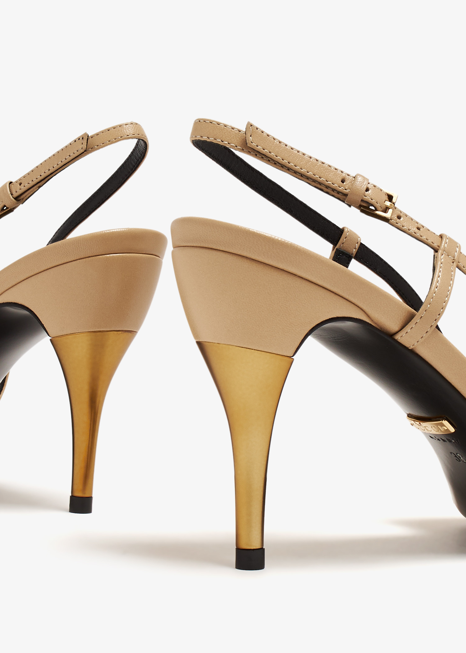 

Priscilla slingback pumps, Beige