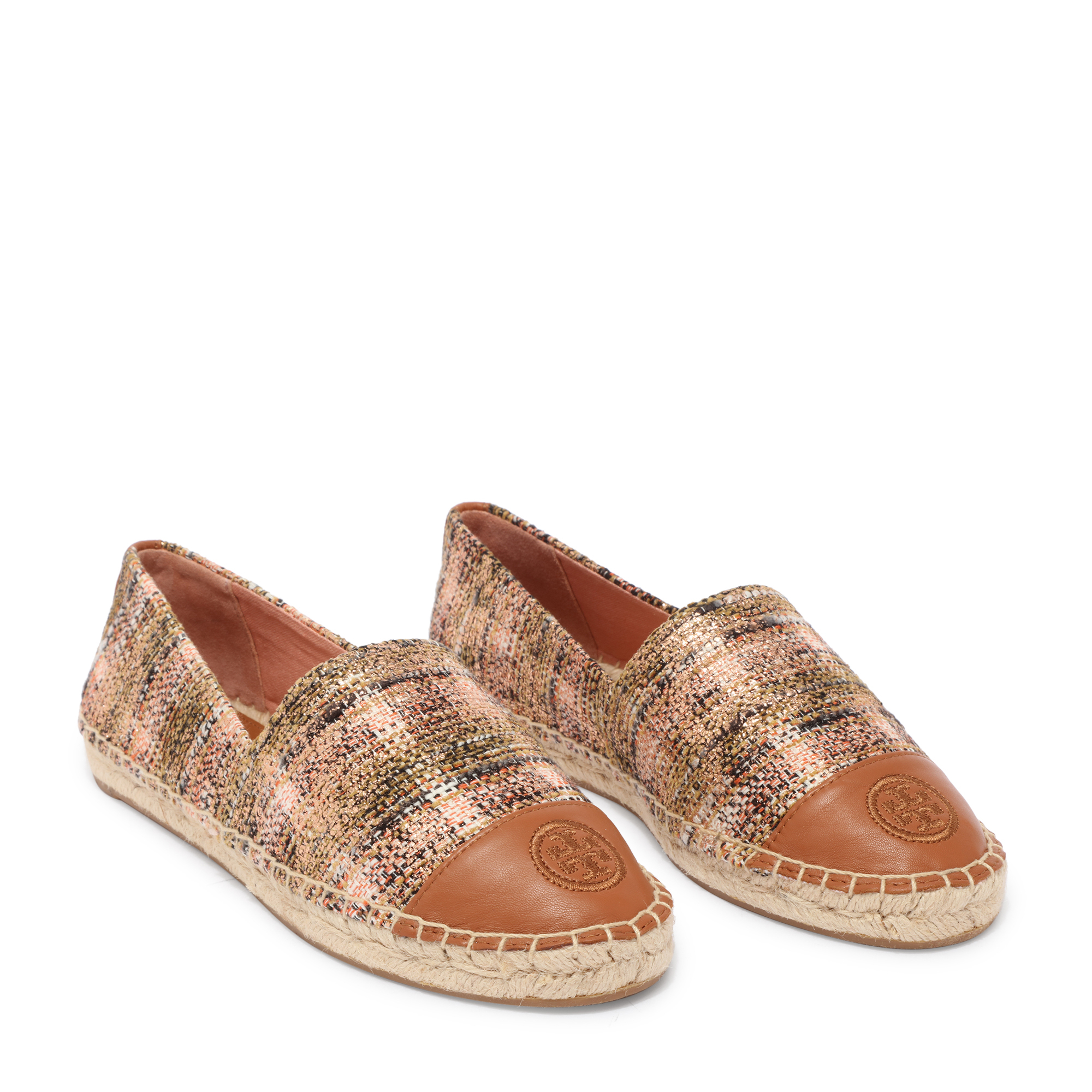 

Wool colour-block espadrilles, Brown