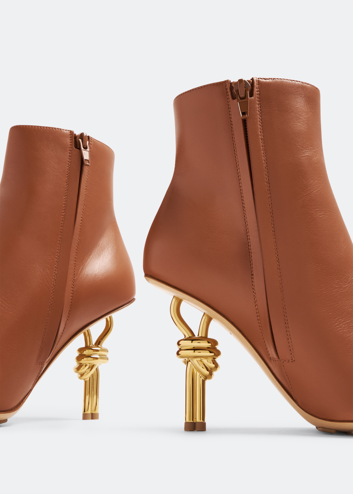Bottega Veneta Knot ankle boots for Women - Brown in Oman | Level