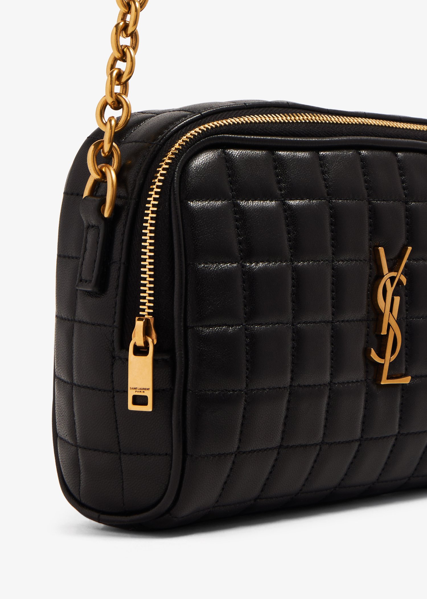 Saint laurent small sales mono leather camera bag