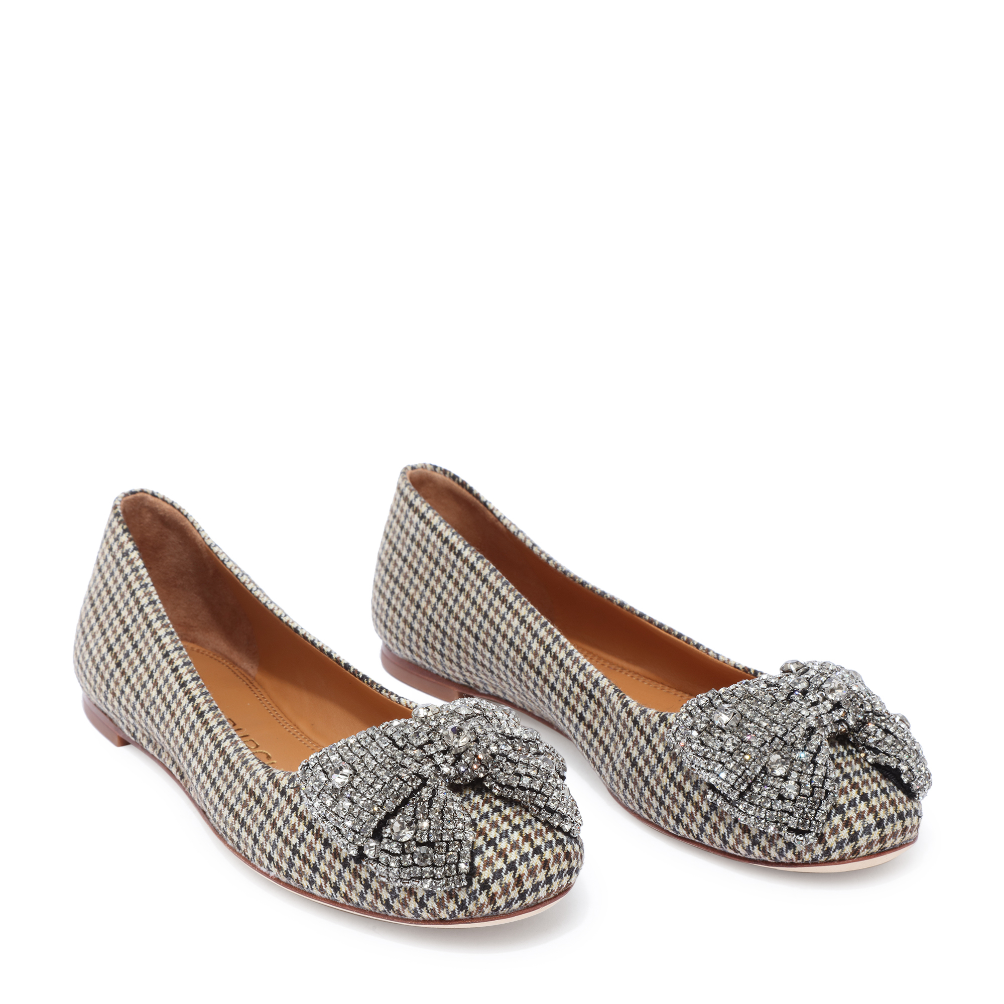 

Crystal bow ballet flats, Prints