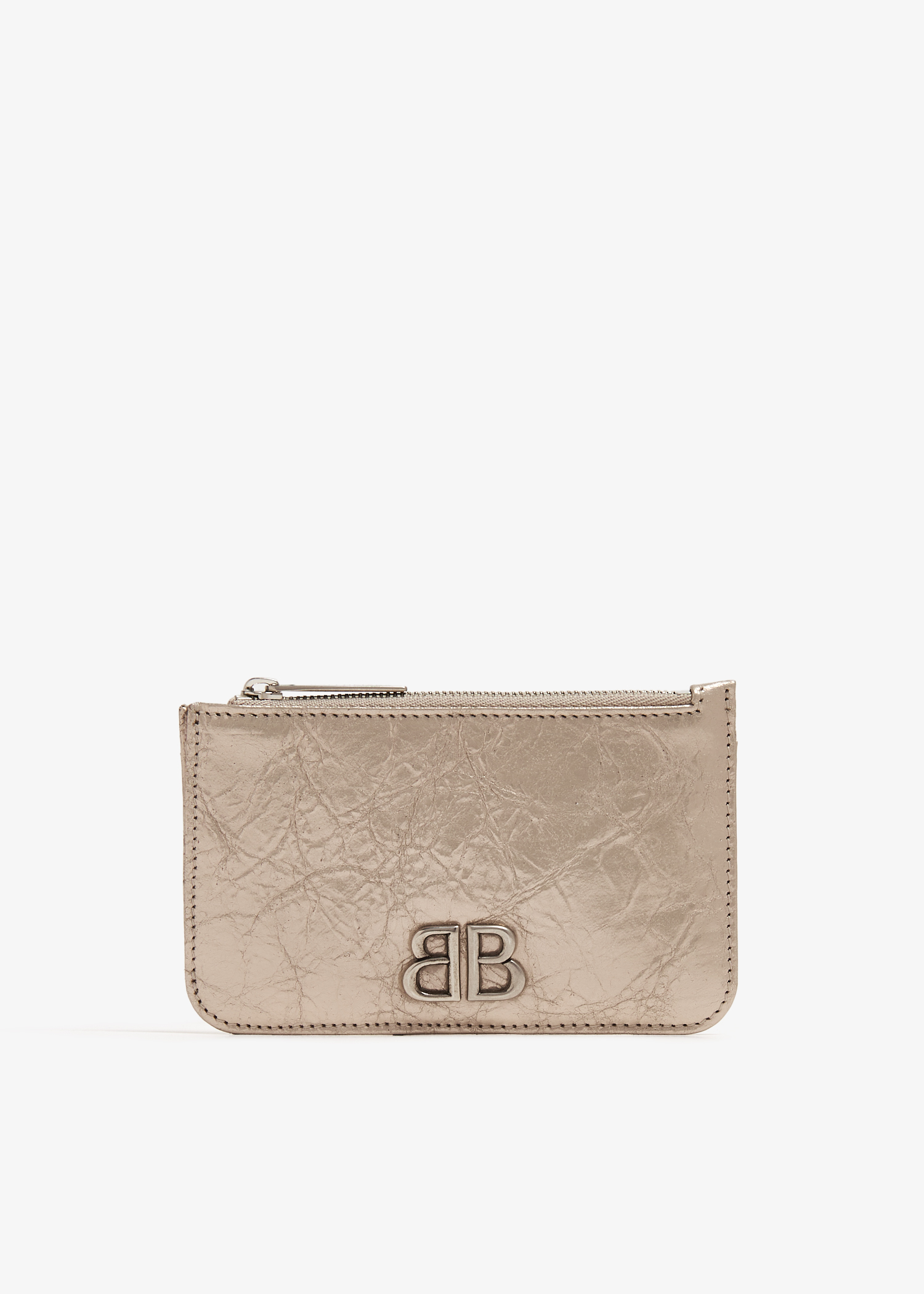 

Monaco long coin and card case, Metallic
