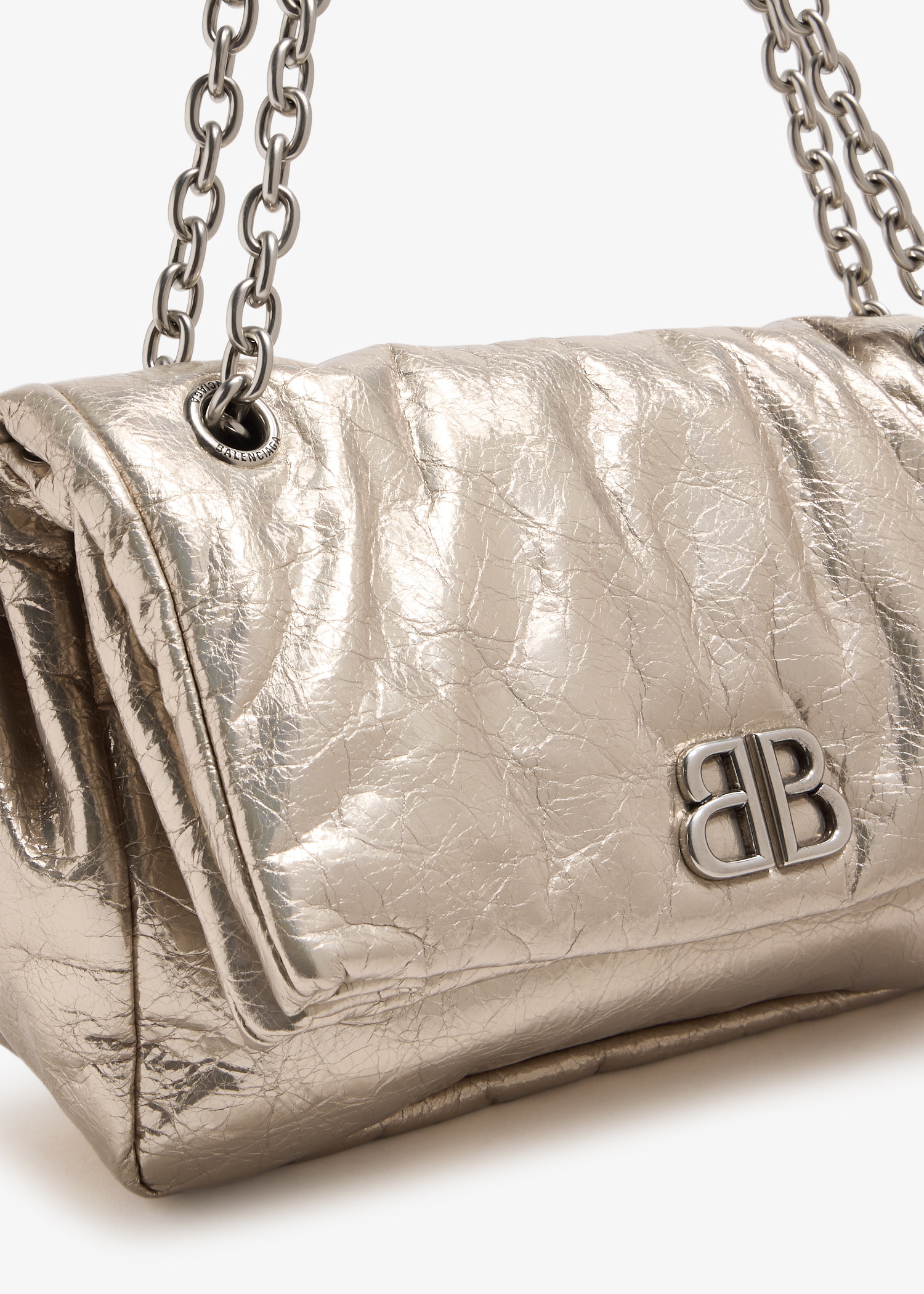 Balenciaga chain round s leather shoulder bag cheap