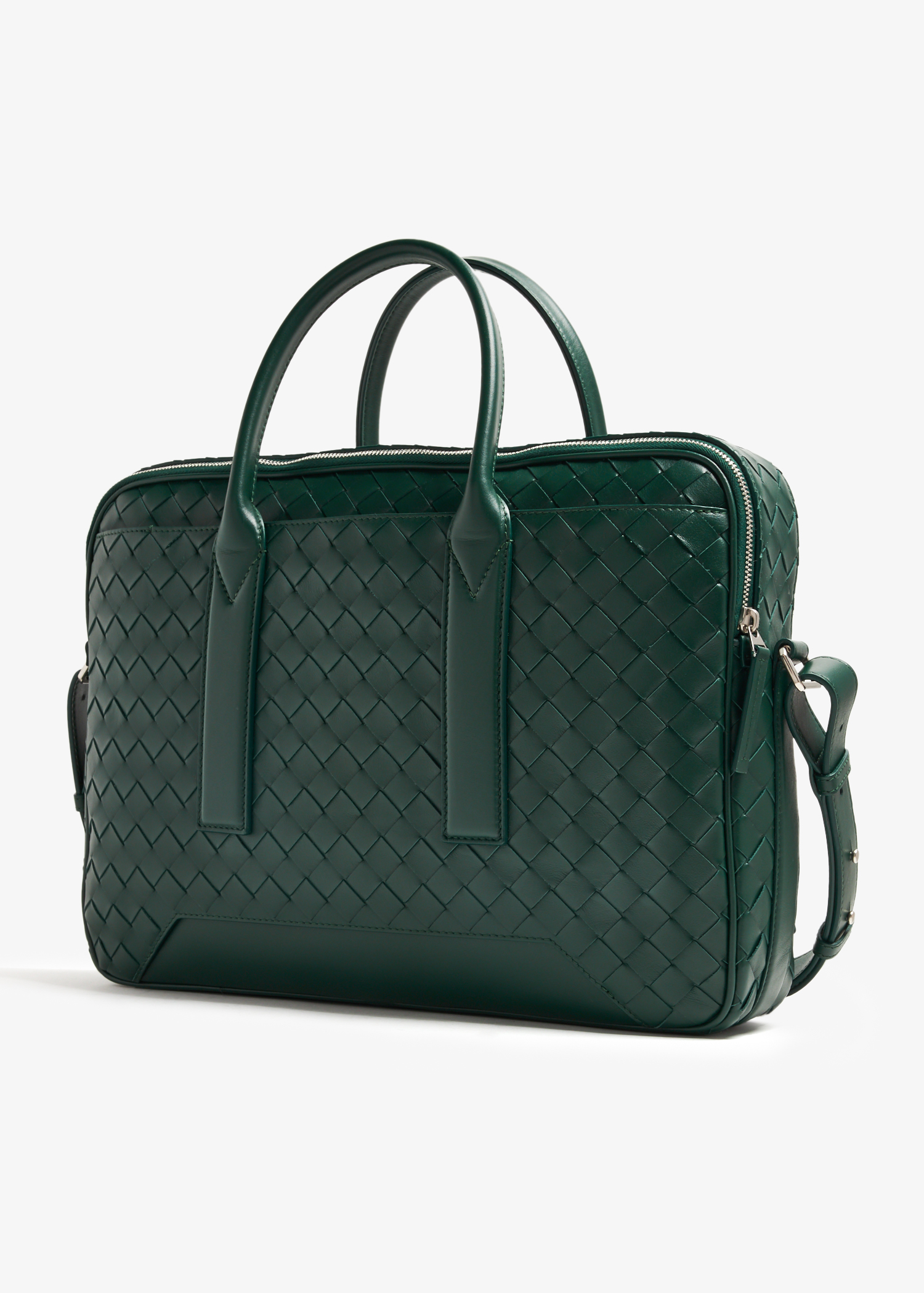 Bottega Veneta Getaway large briefcase for Men Green in Bahrain Level Shoes