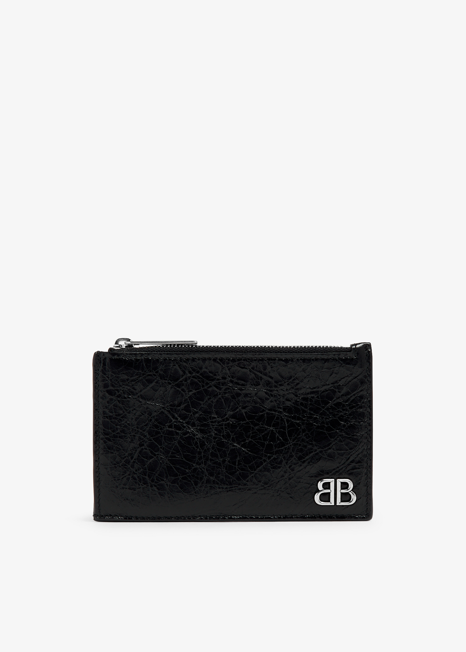 

Monaco long coin and card case, Black
