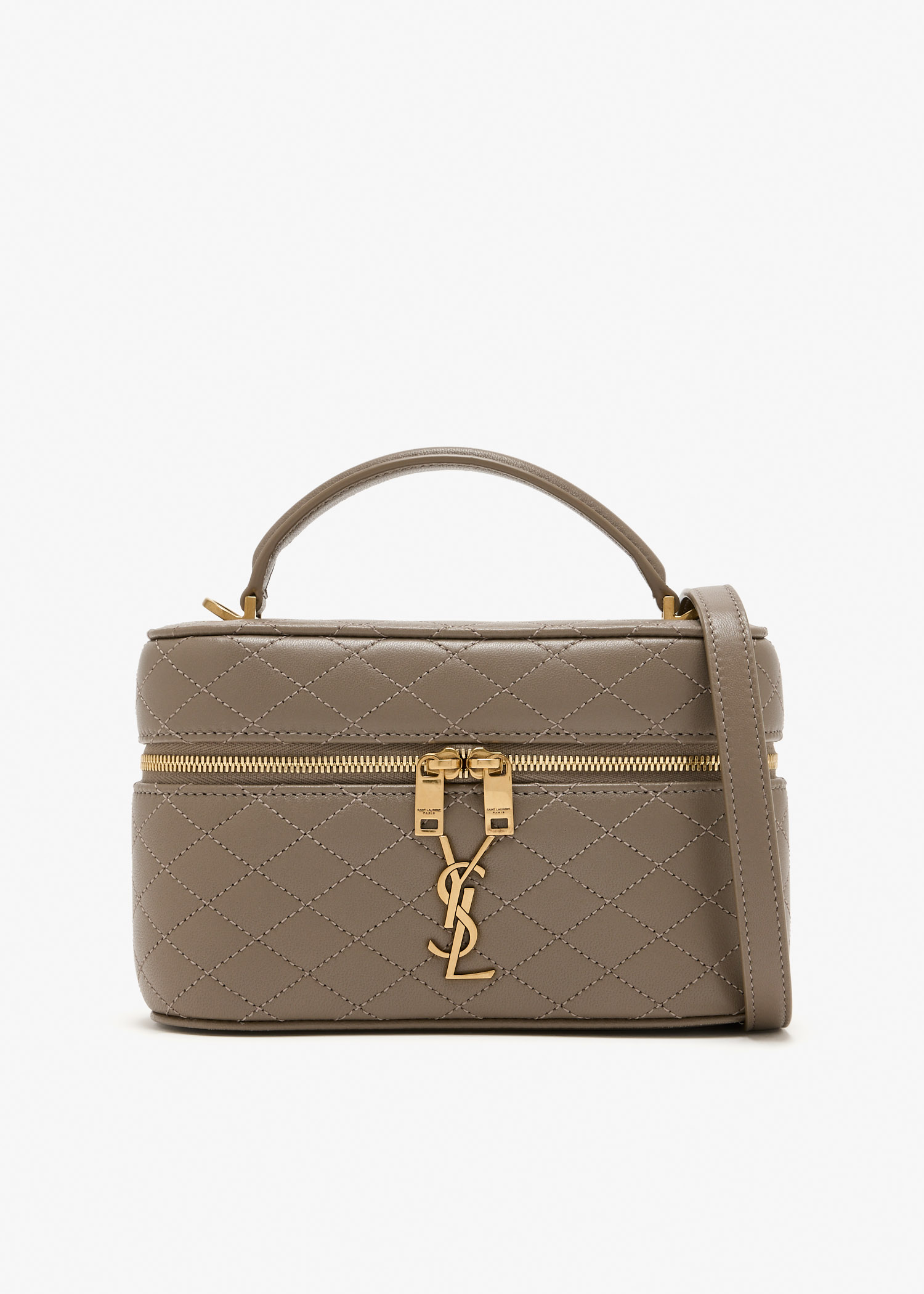 

Gaby mini vanity bag, Taupe