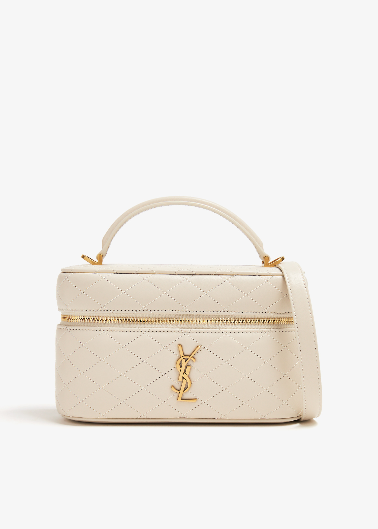 

Gaby mini vanity bag, Cream