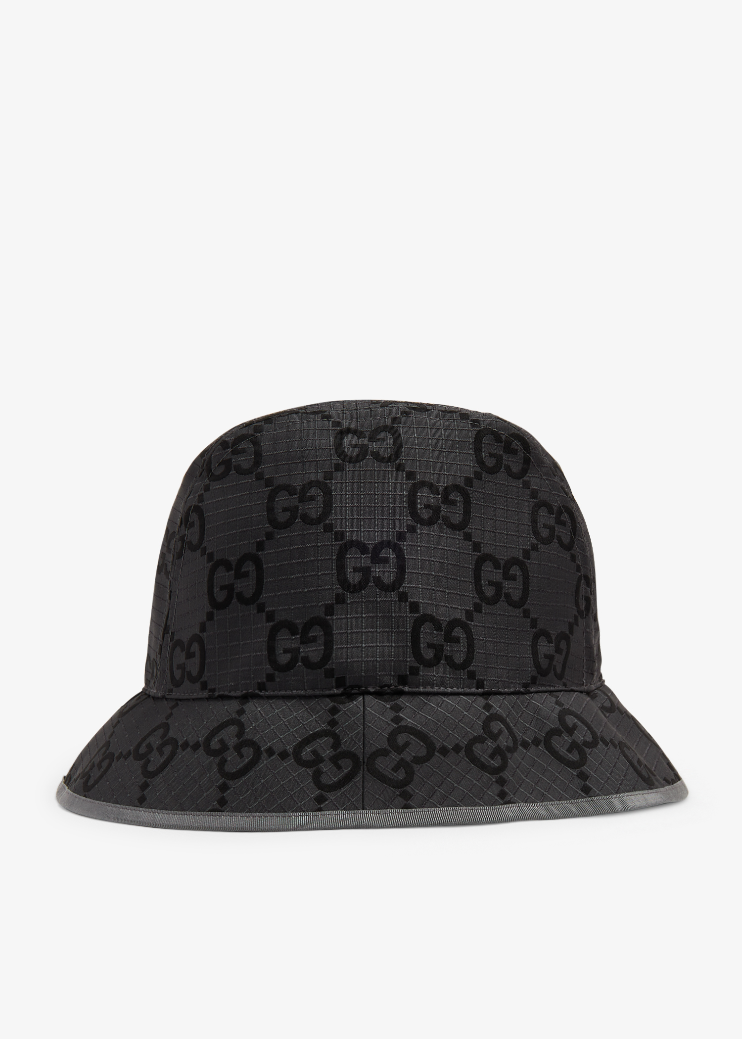 

GG polyester bucket hat, Grey