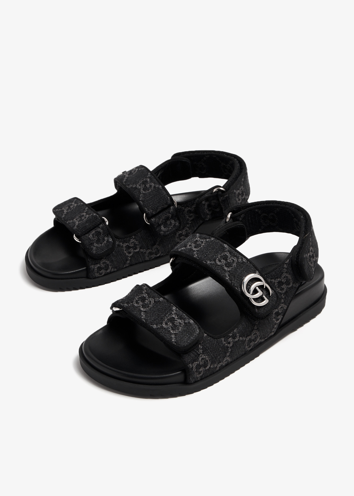 Gucci Double G sandals for Women Black in Bahrain Level Shoes