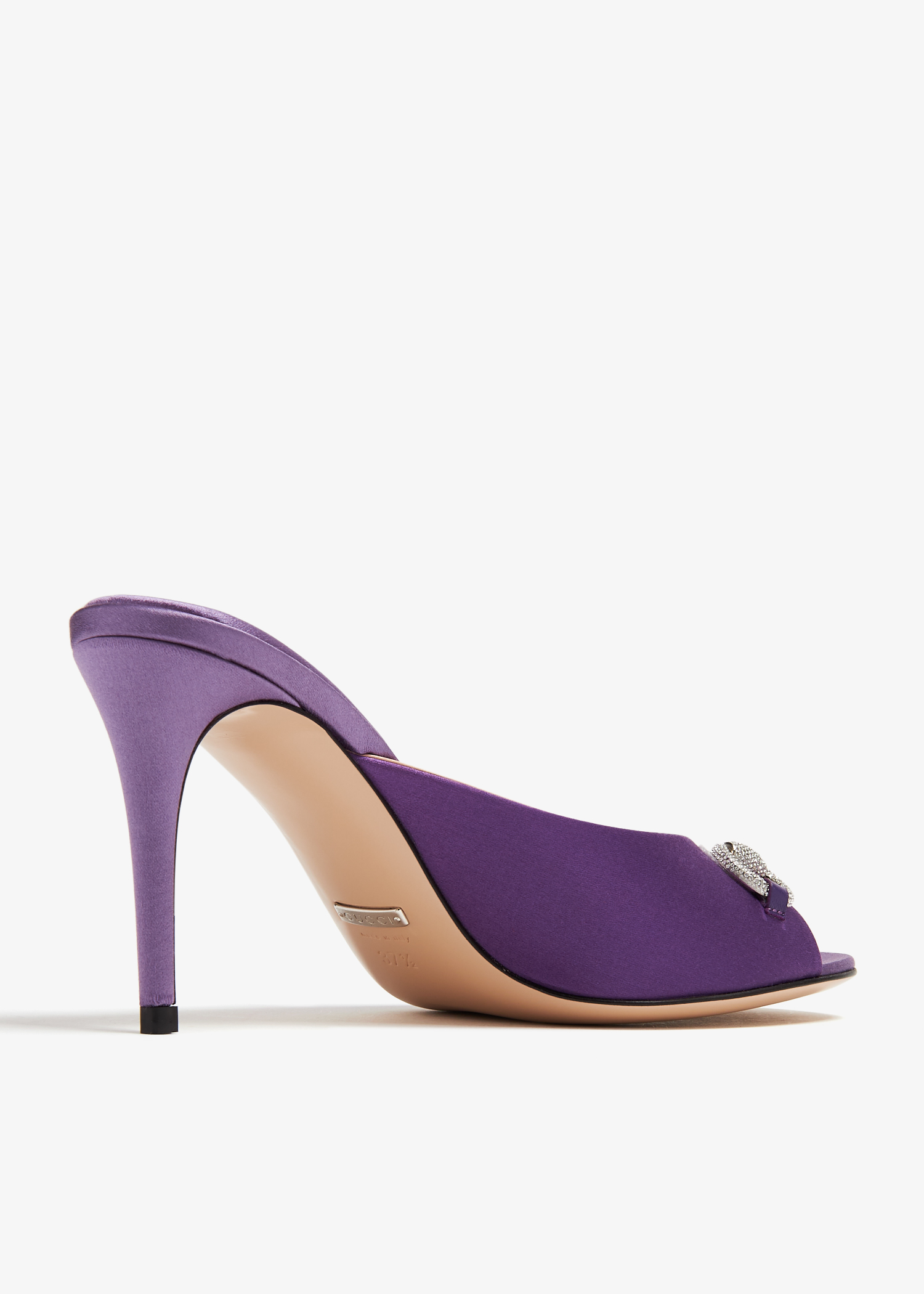 Gucci cheap purple heels