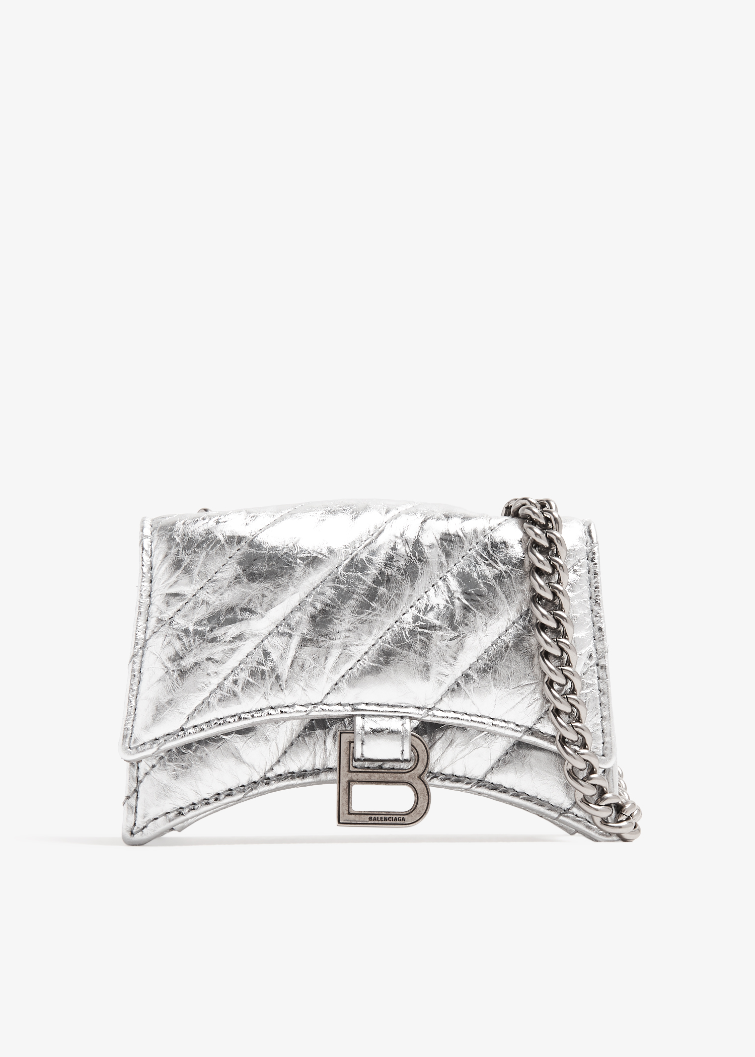 Balenciaga silver crossbody best sale