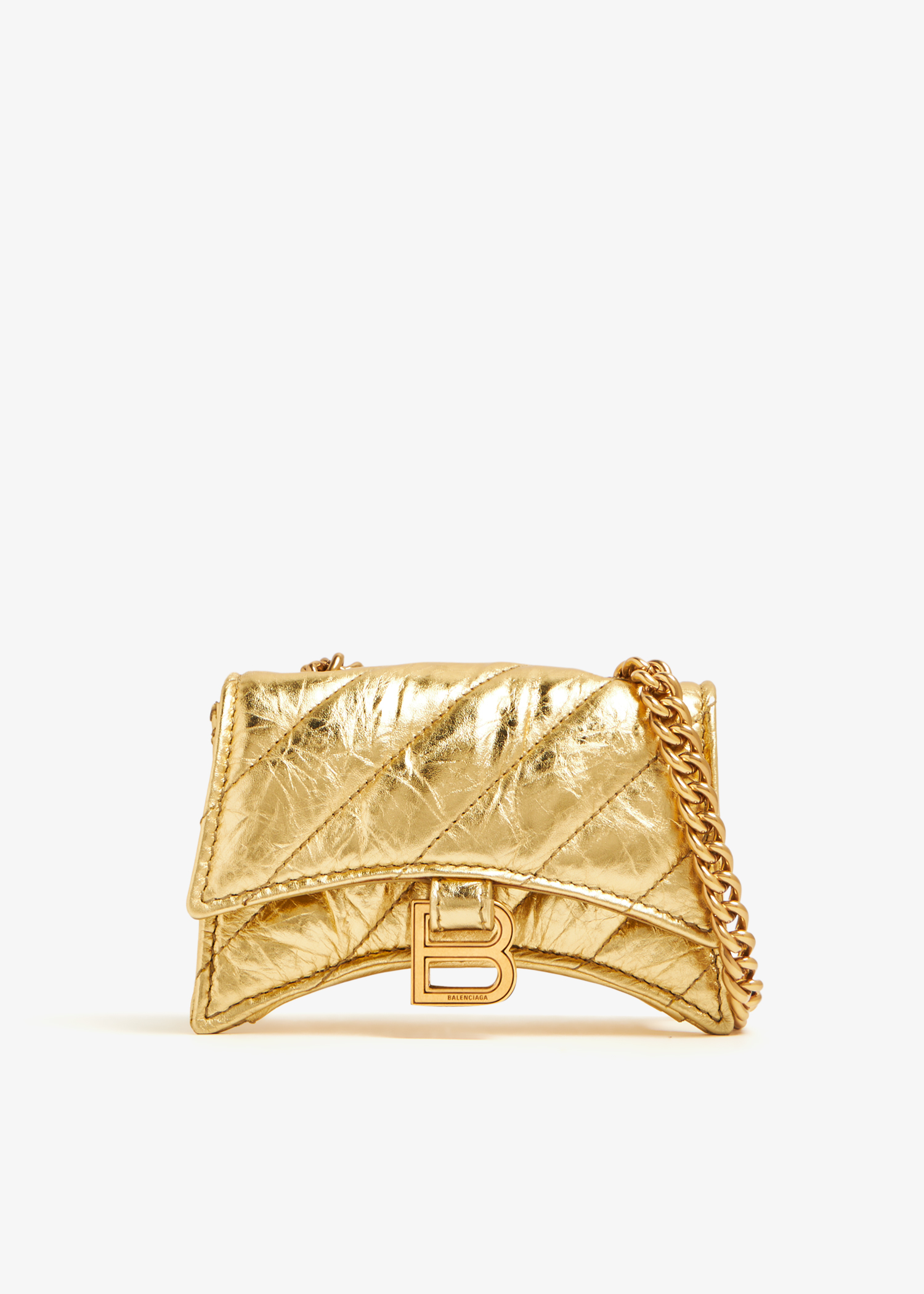 

Crush mini chain bag, Gold