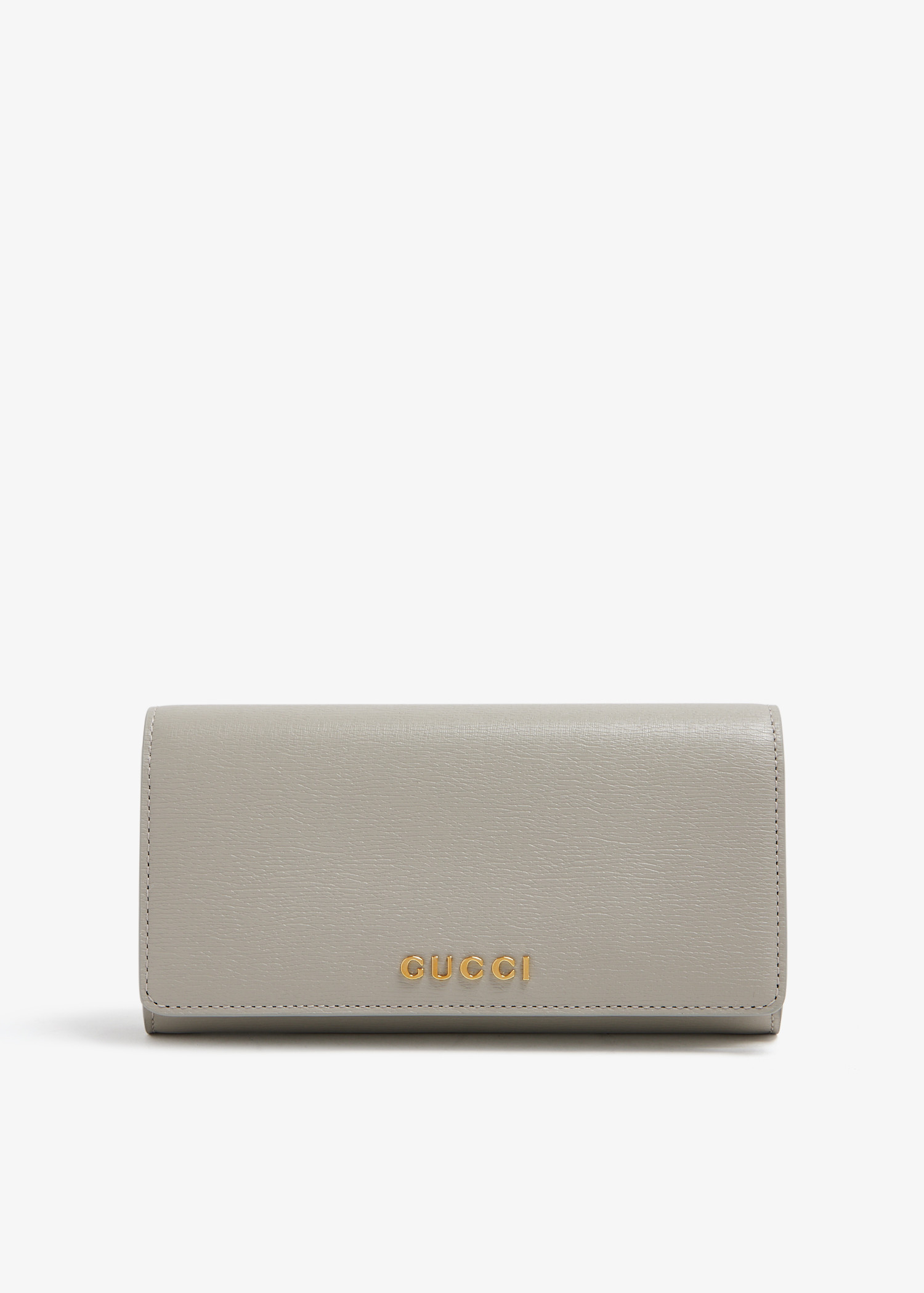 

Gucci Script continental wallet, Grey