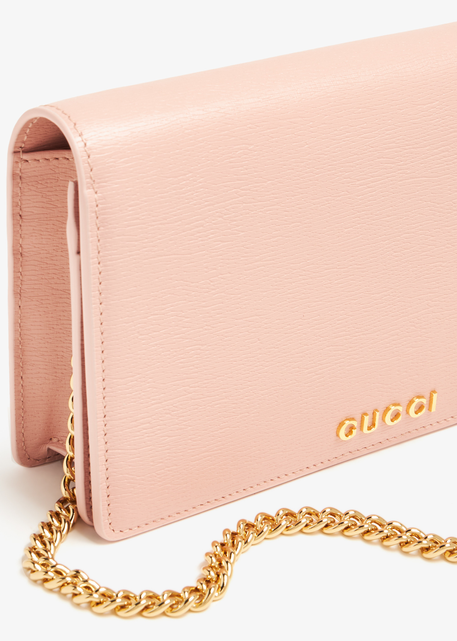 Gucci Gucci Script chain wallet for Women Pink in UAE Level Shoes
