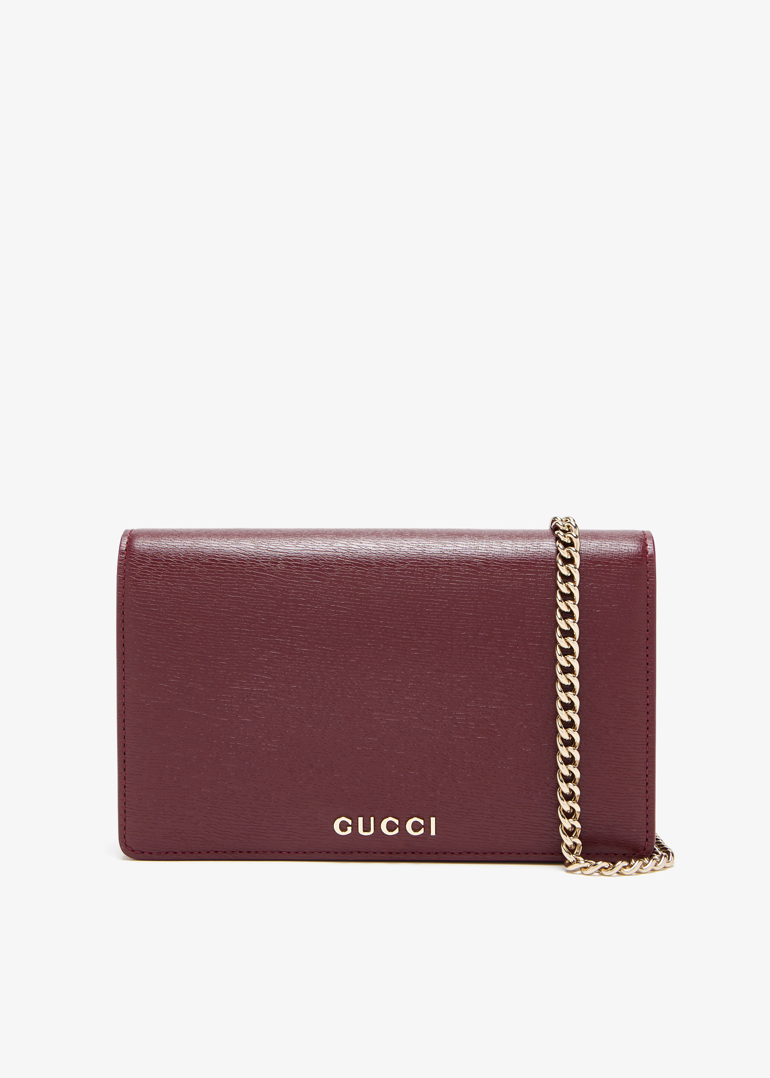 Gucci New Shanghai Chain wallet for Women - Red in UAE