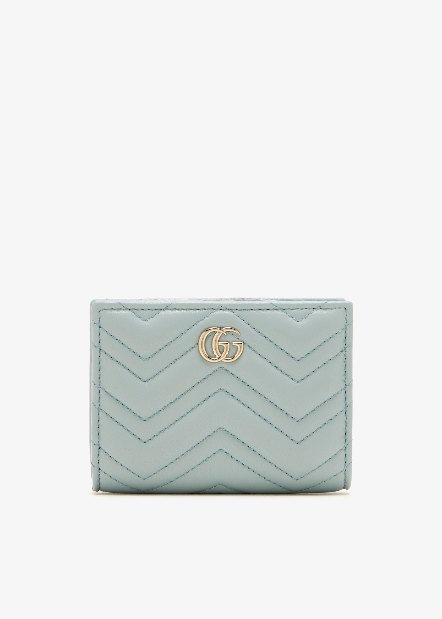 

GG Marmont wallet, Blue
