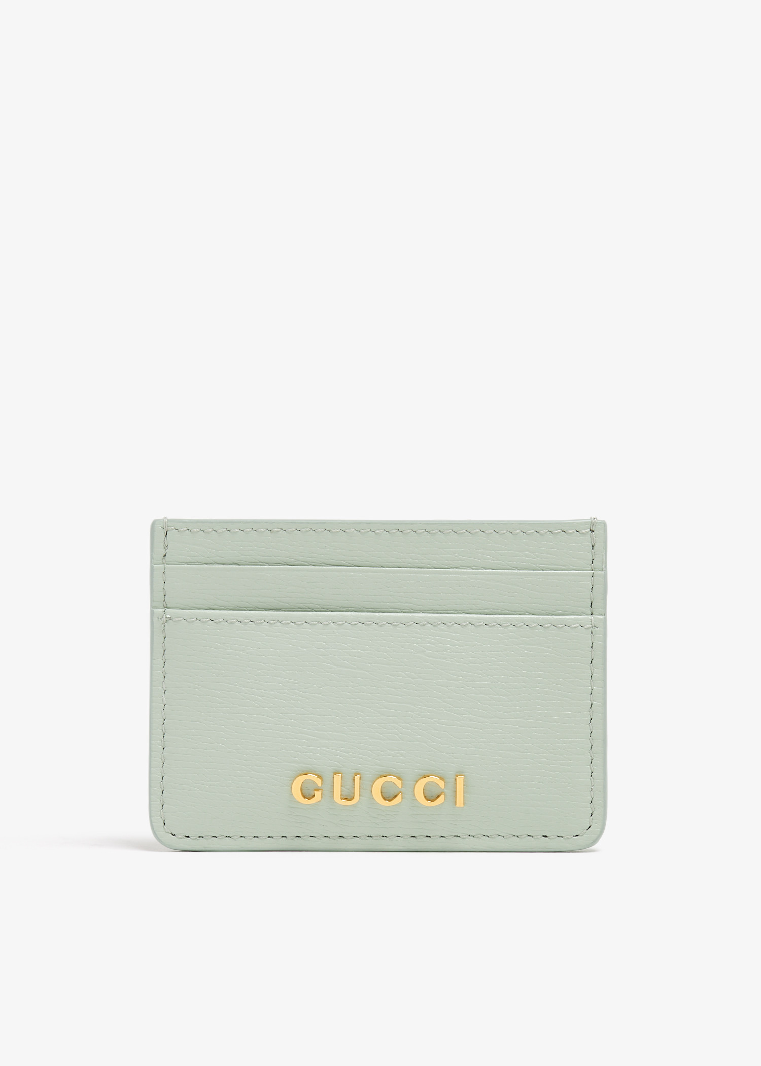 

Gucci Script card case, Green