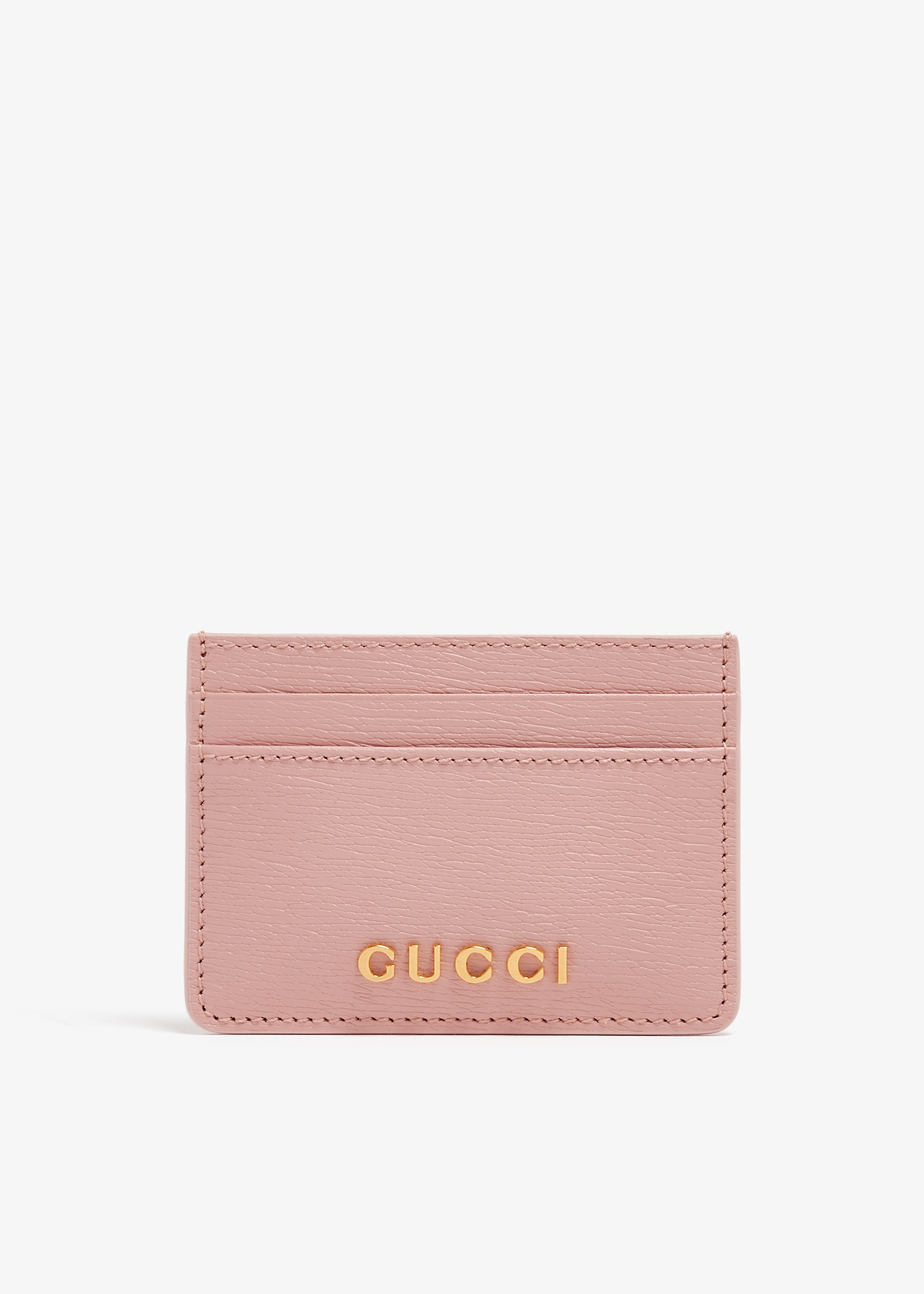 

Gucci Script card case, Pink