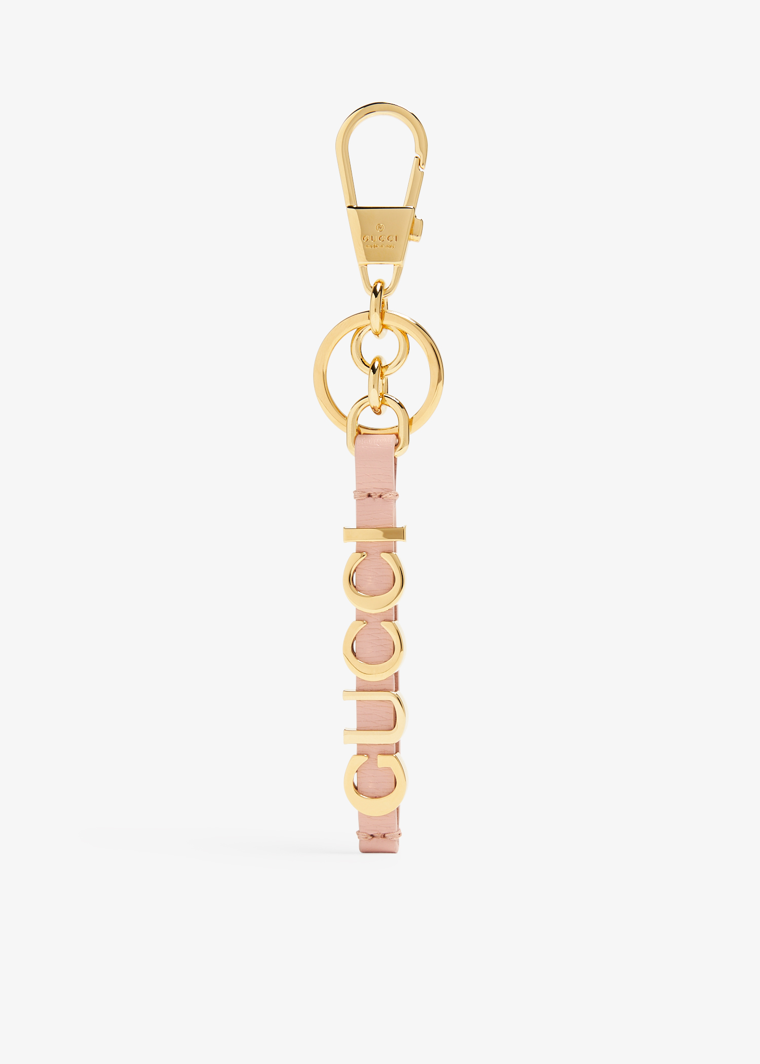 

Gucci script keyring, Pink