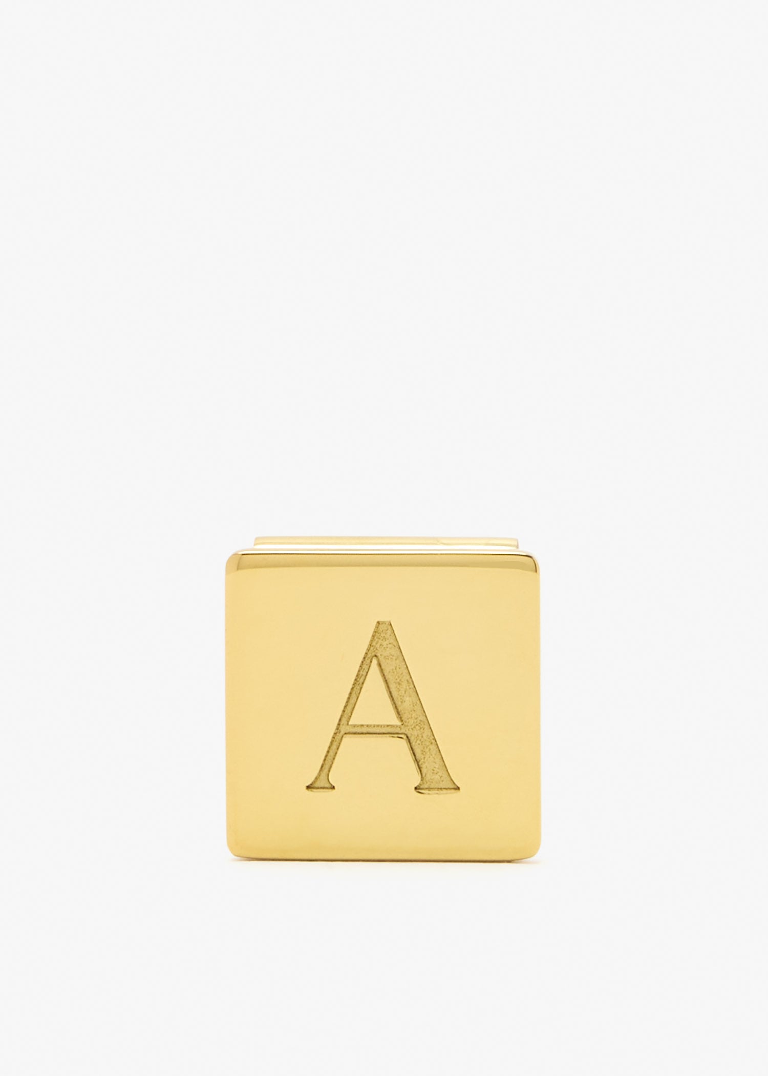 

Letter A clip, Gold