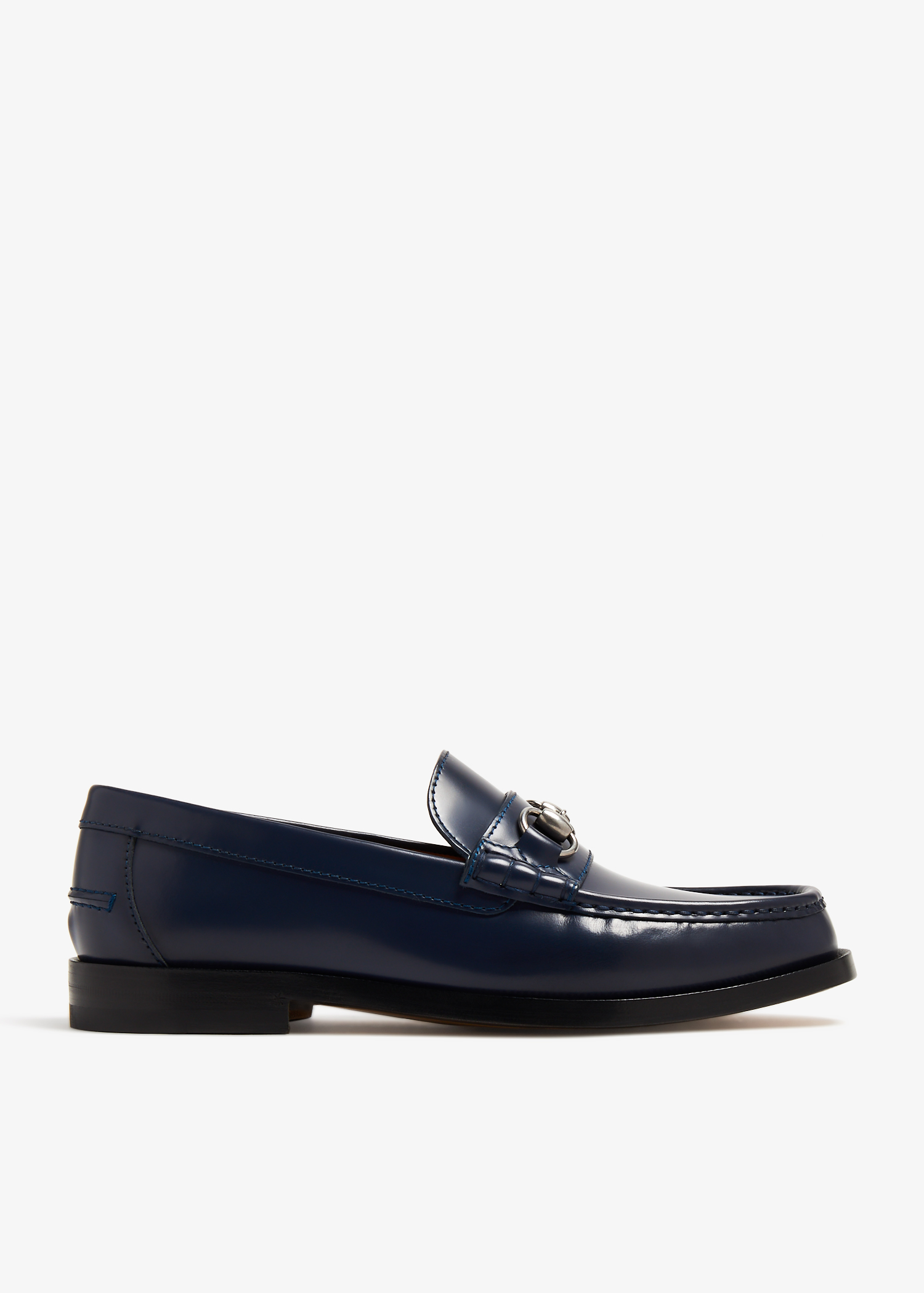 Mens navy gucci loafers store