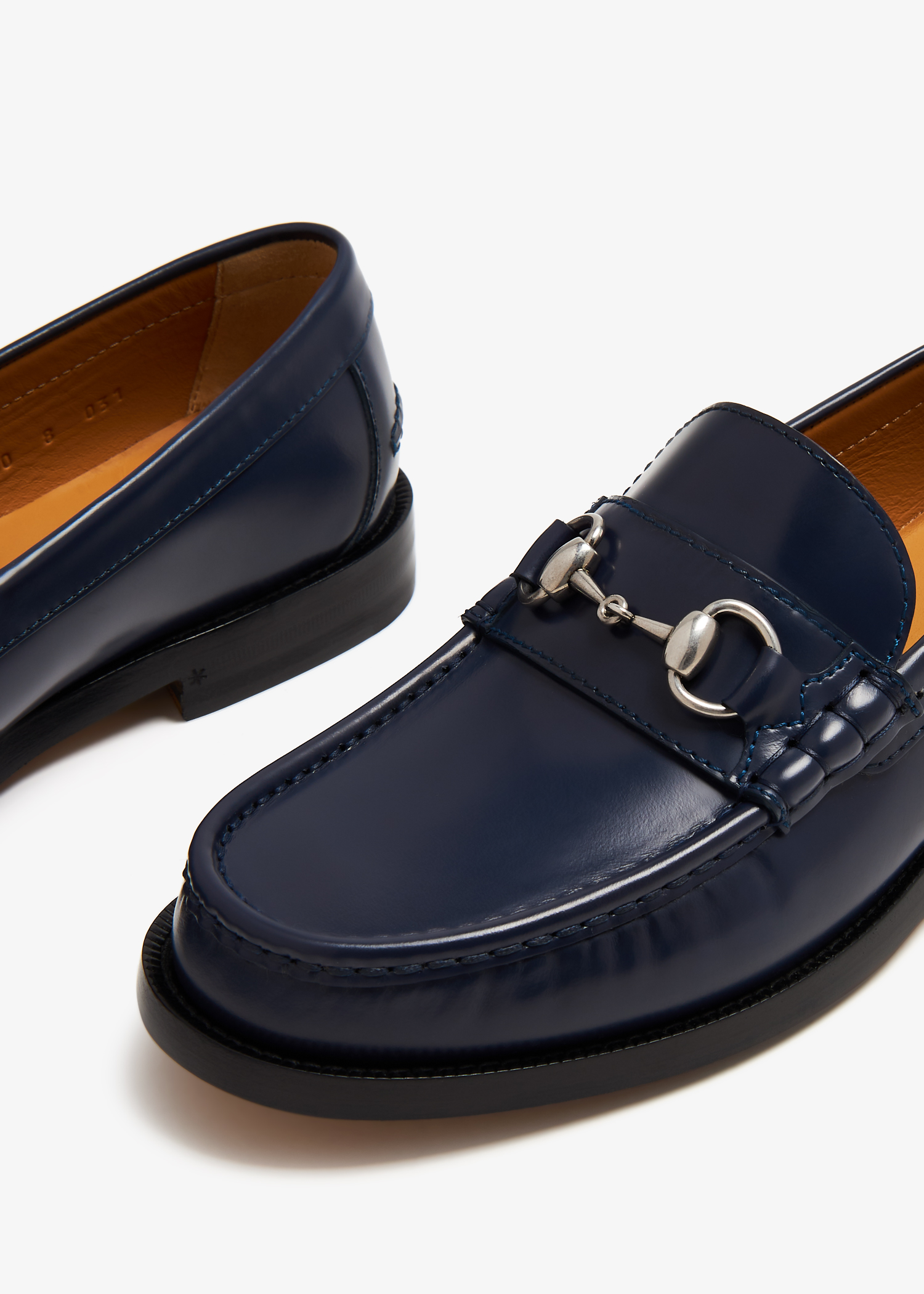 Gucci rubber clearance horsebit loafer