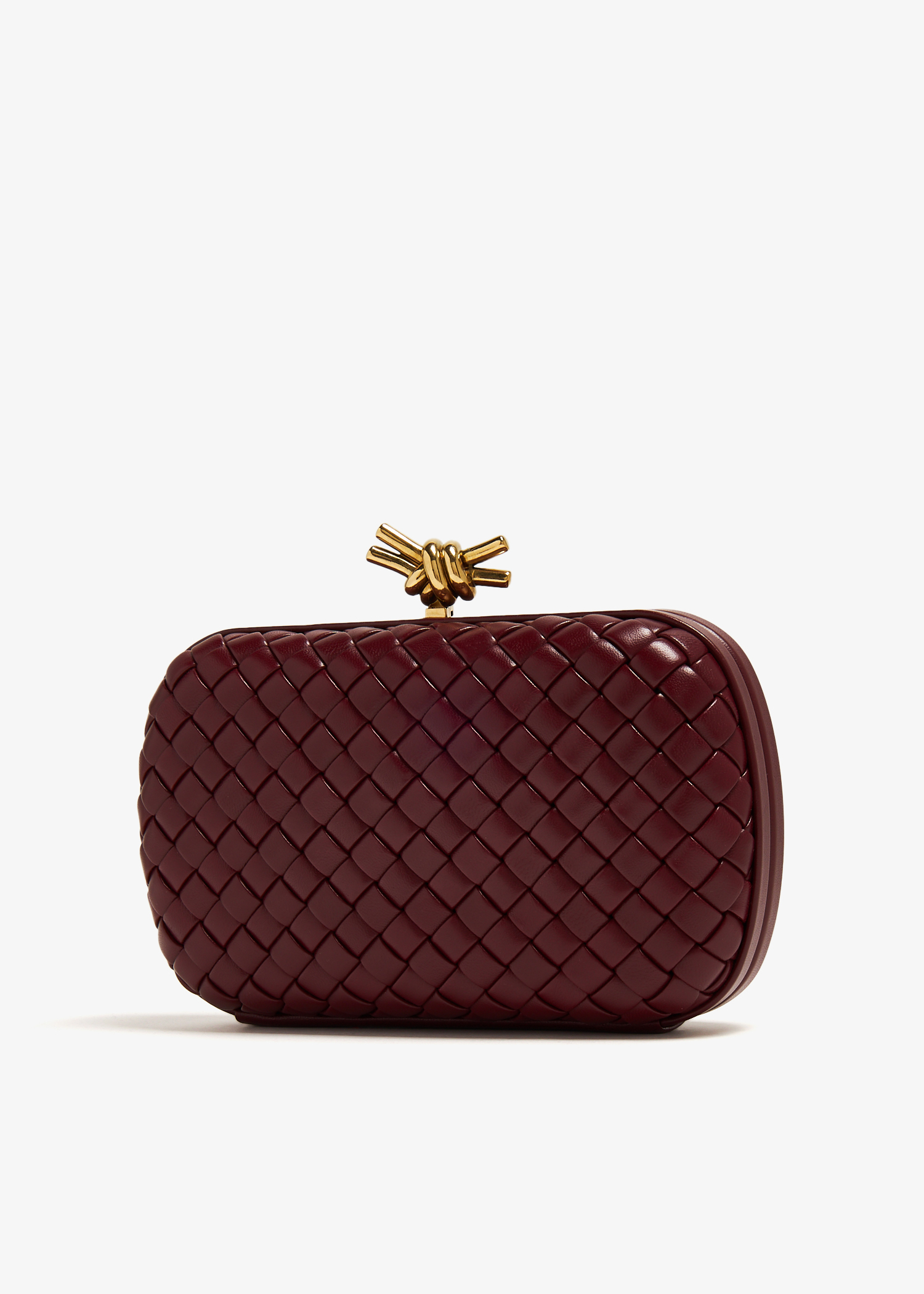 Bottega veneta chain knot clutch clearance