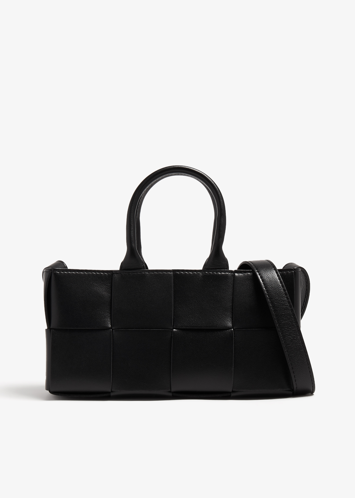 

Mini East/West Arco tote bag, Black