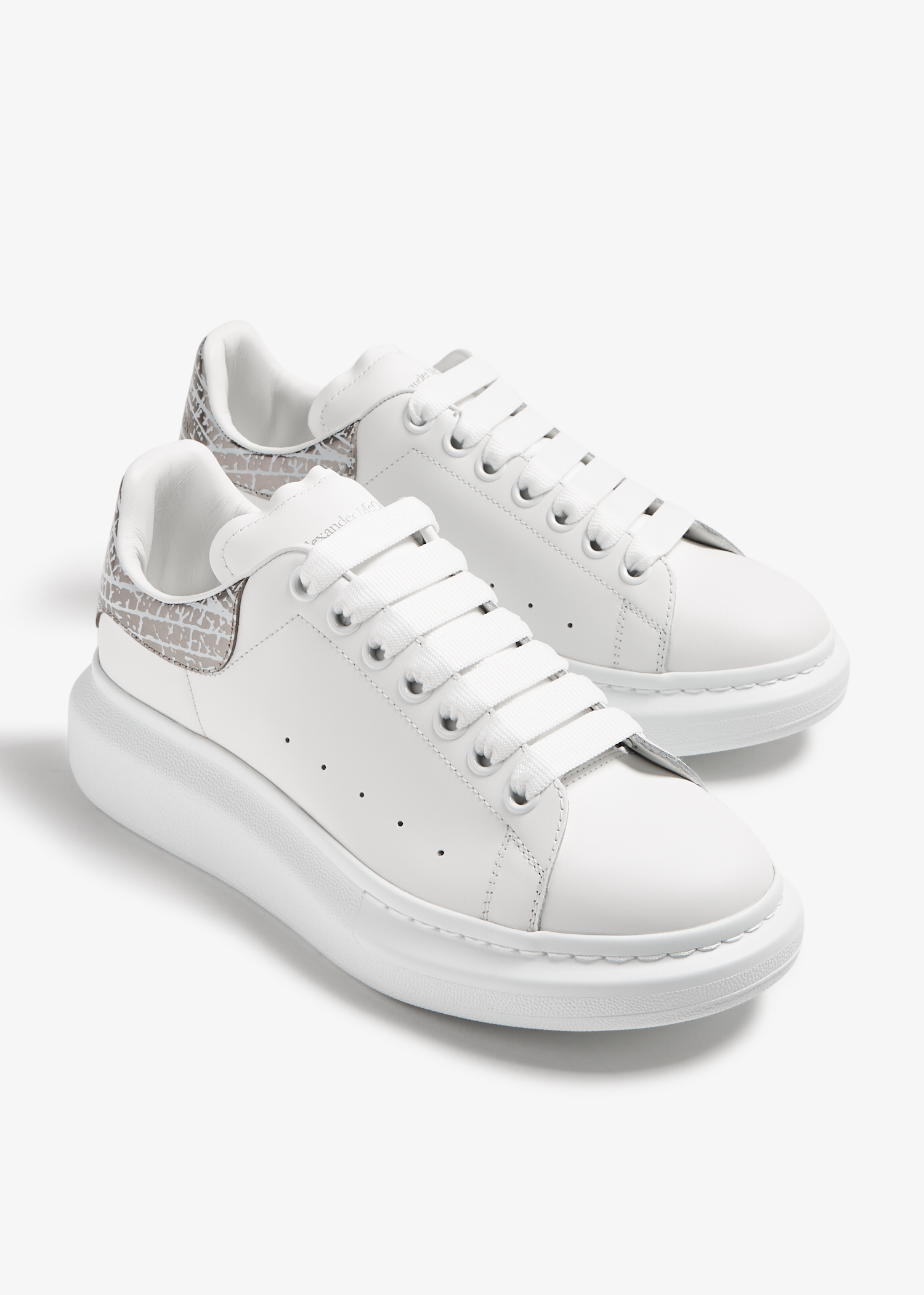 Alexander McQueen Oversized Sneaker (Silver)