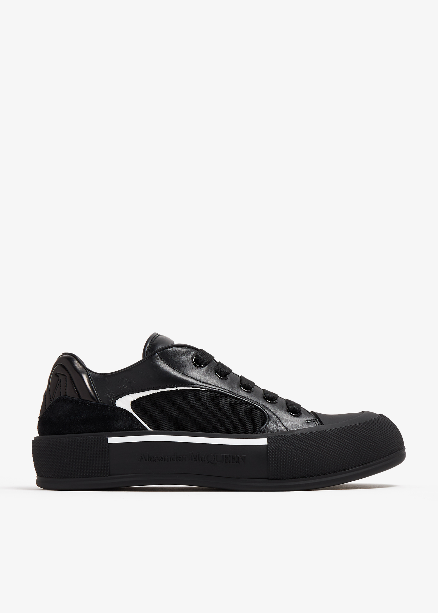 

Skate Deck plimsoll sneakers, Black