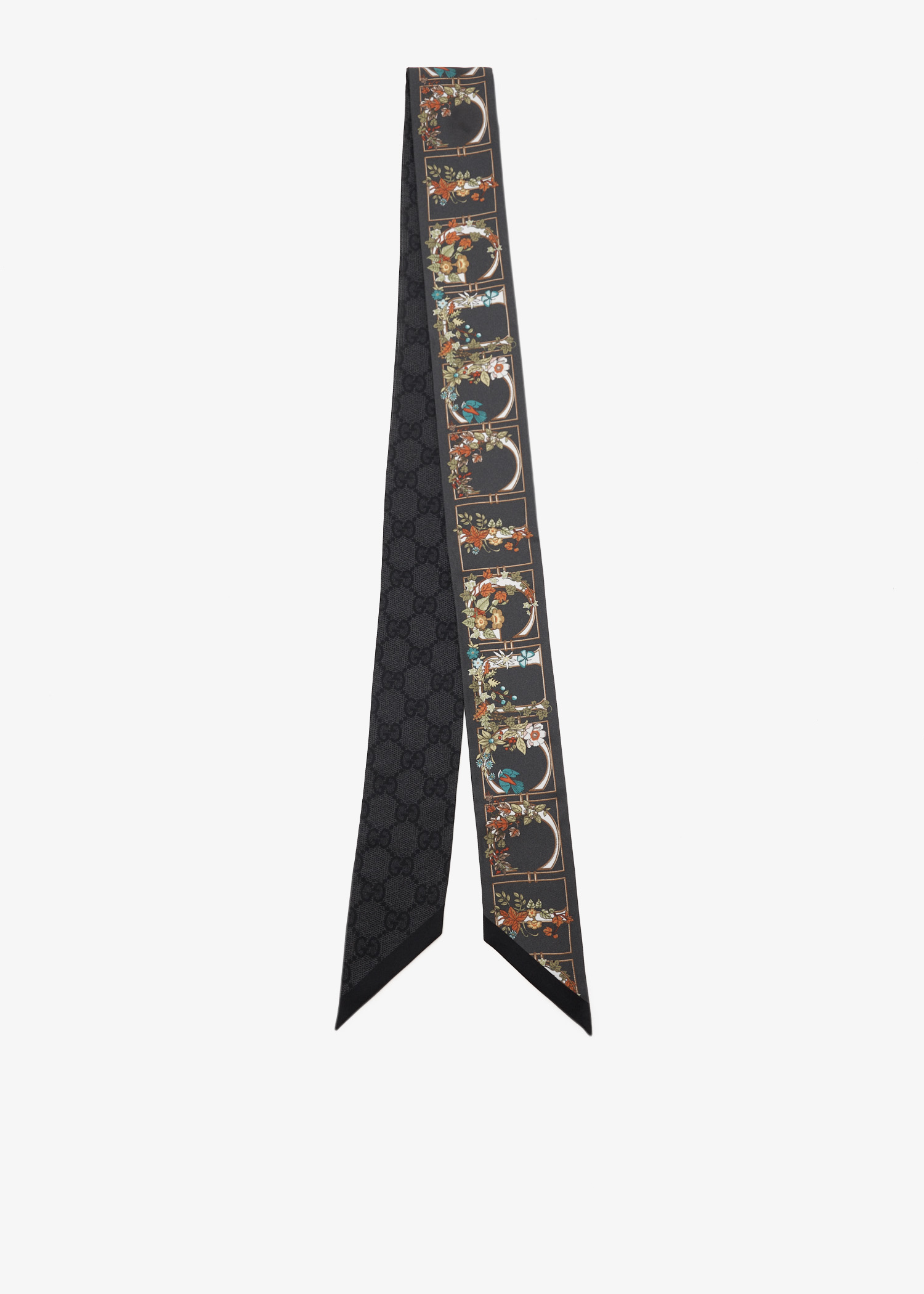 

Printed silk twill ribbon