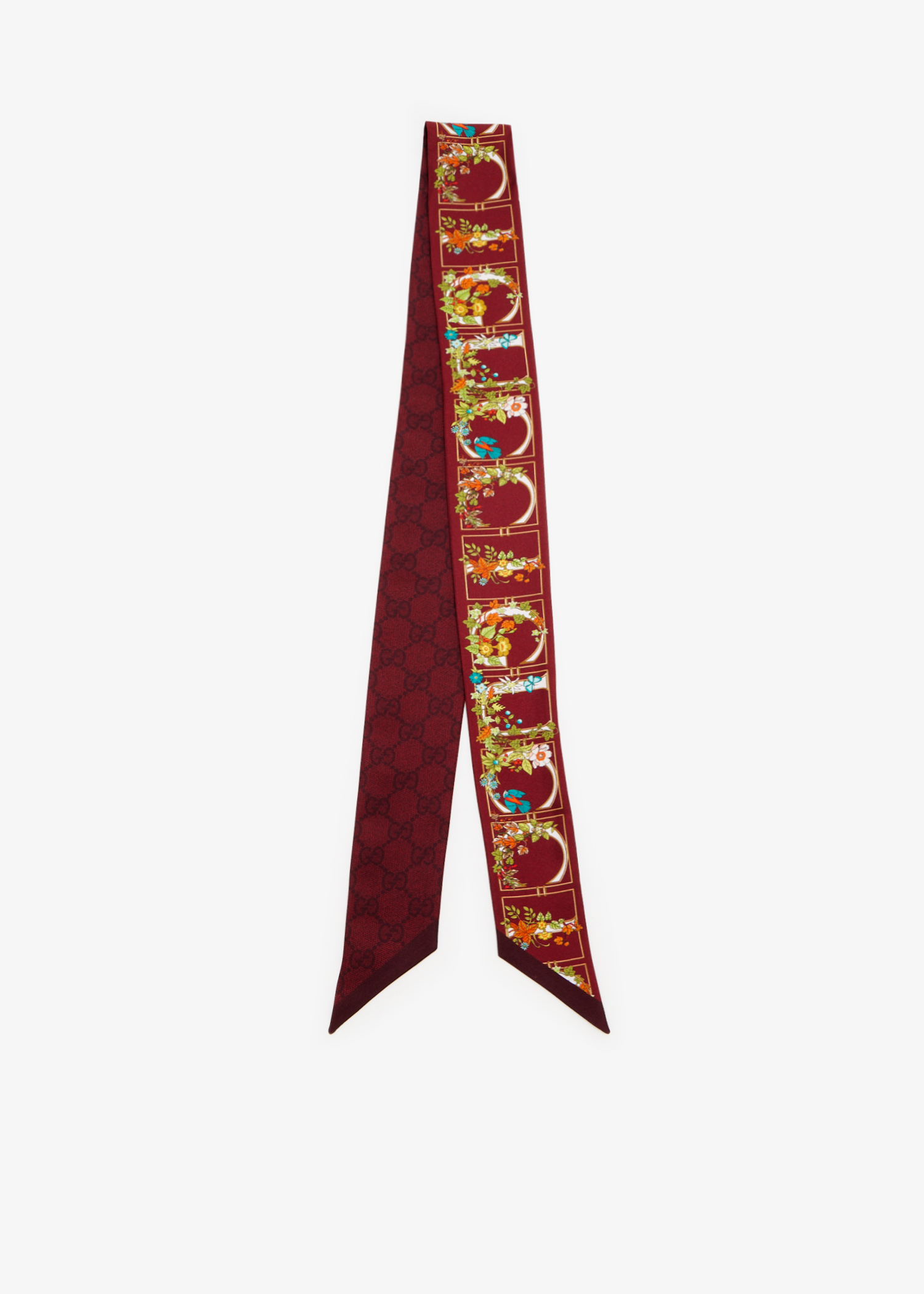 

Printed silk twill ribbon